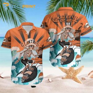 San Francisco Giants Grateful Dead MLB Hawaiian Shirt Unisex T-shirt, Sweatshirt, Hoodie, Long Sleeve Tee - T-Shirt, Sweatshirt, Hoodie