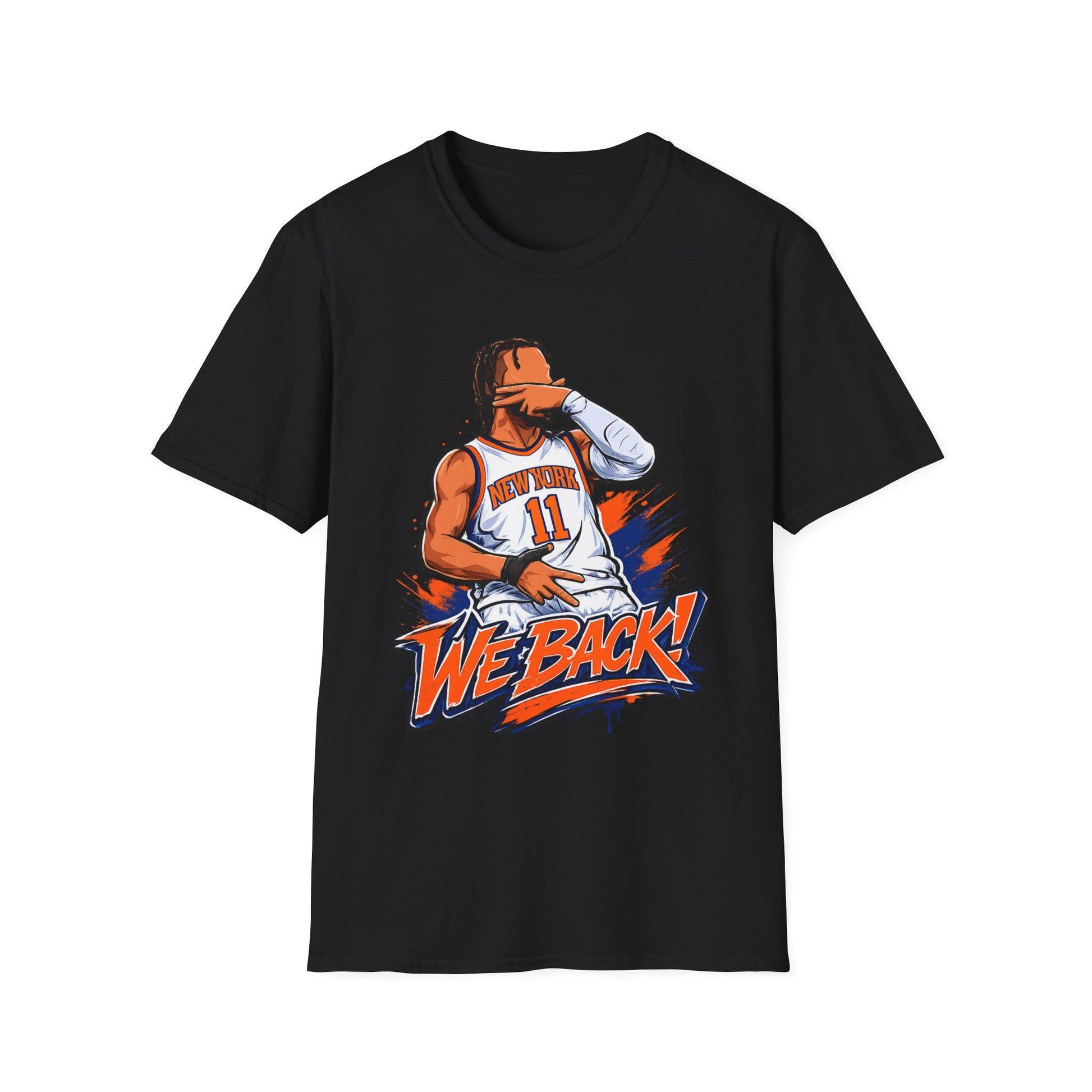 Knicks Brunson Back Team York Squad Goals White Tee Softstyle East - T-Shirt, Sweatshirt, Hoodie