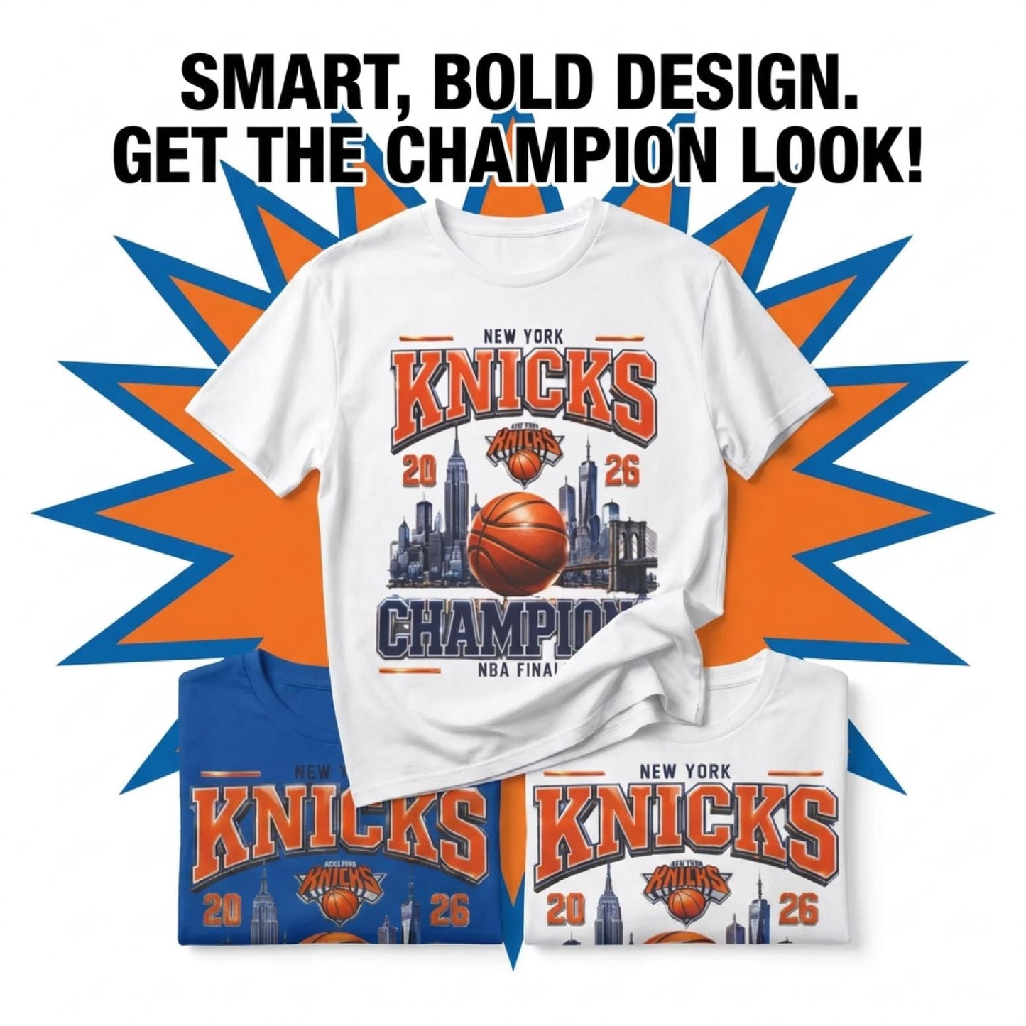 York Knicks 2026 Champions Nyc City Skyline Unisex T-shirt, Sweatshirt, Hoodie - T-Shirt, Sweatshirt, Hoodie