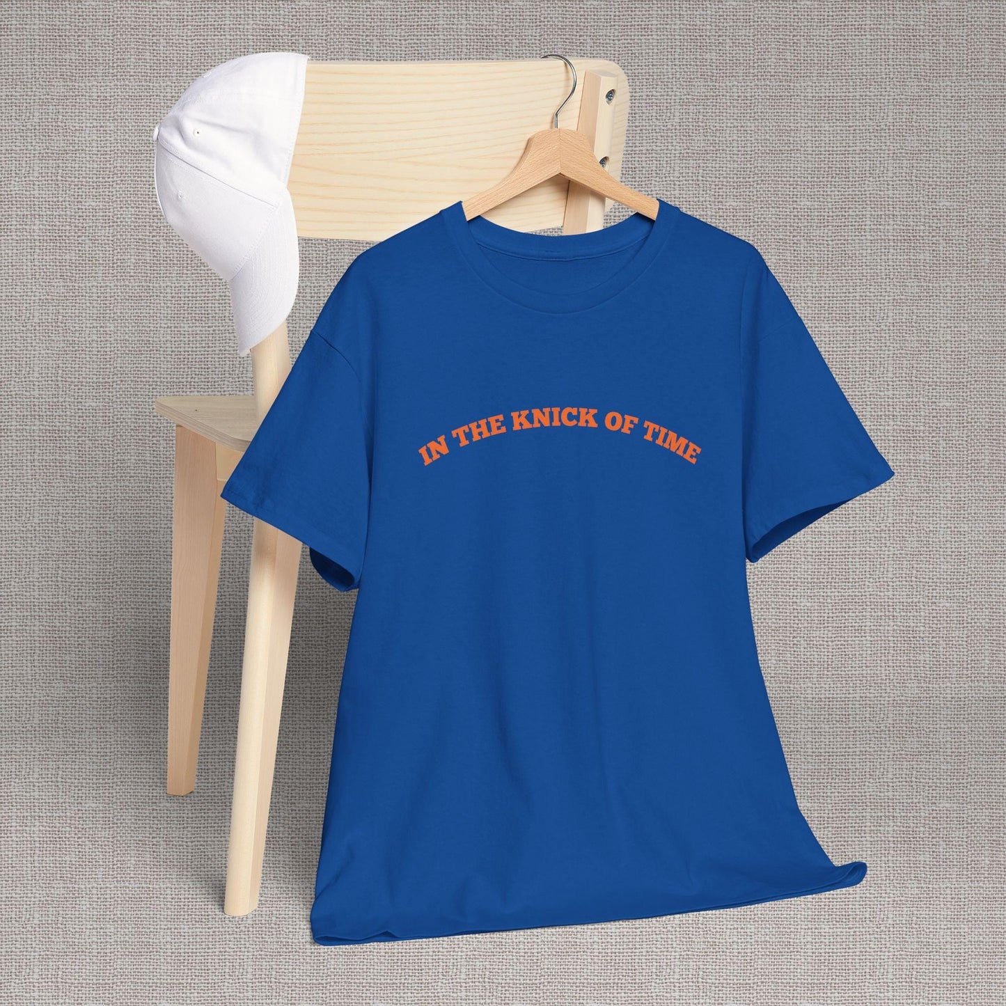 Knick Time Ny Basketball Pun Tee Sports Fan Blue Orange Game Day Pop Culture - T-Shirt, Sweatshirt, Hoodie