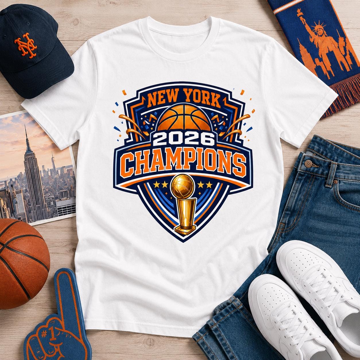 York 2026 Champions Knicks Basketball Fan Tee Nyc Championship York Sports Watch Party Tee - T-Shirt, Sweatshirt, Hoodie