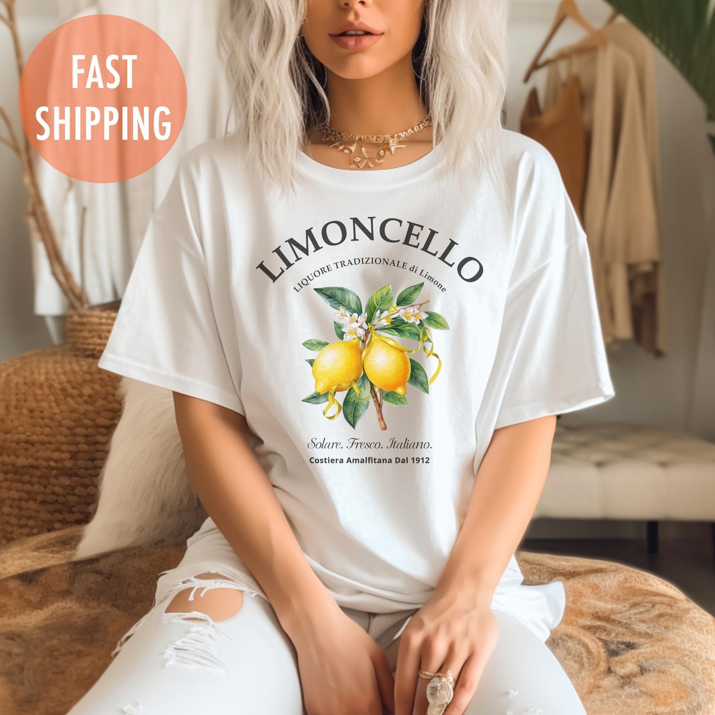 Limoncello Amalfi Coast Italy Lemons Holiday Unisex T-shirt, Sweatshirt, Hoodie - T-Shirt, Sweatshirt, Hoodie