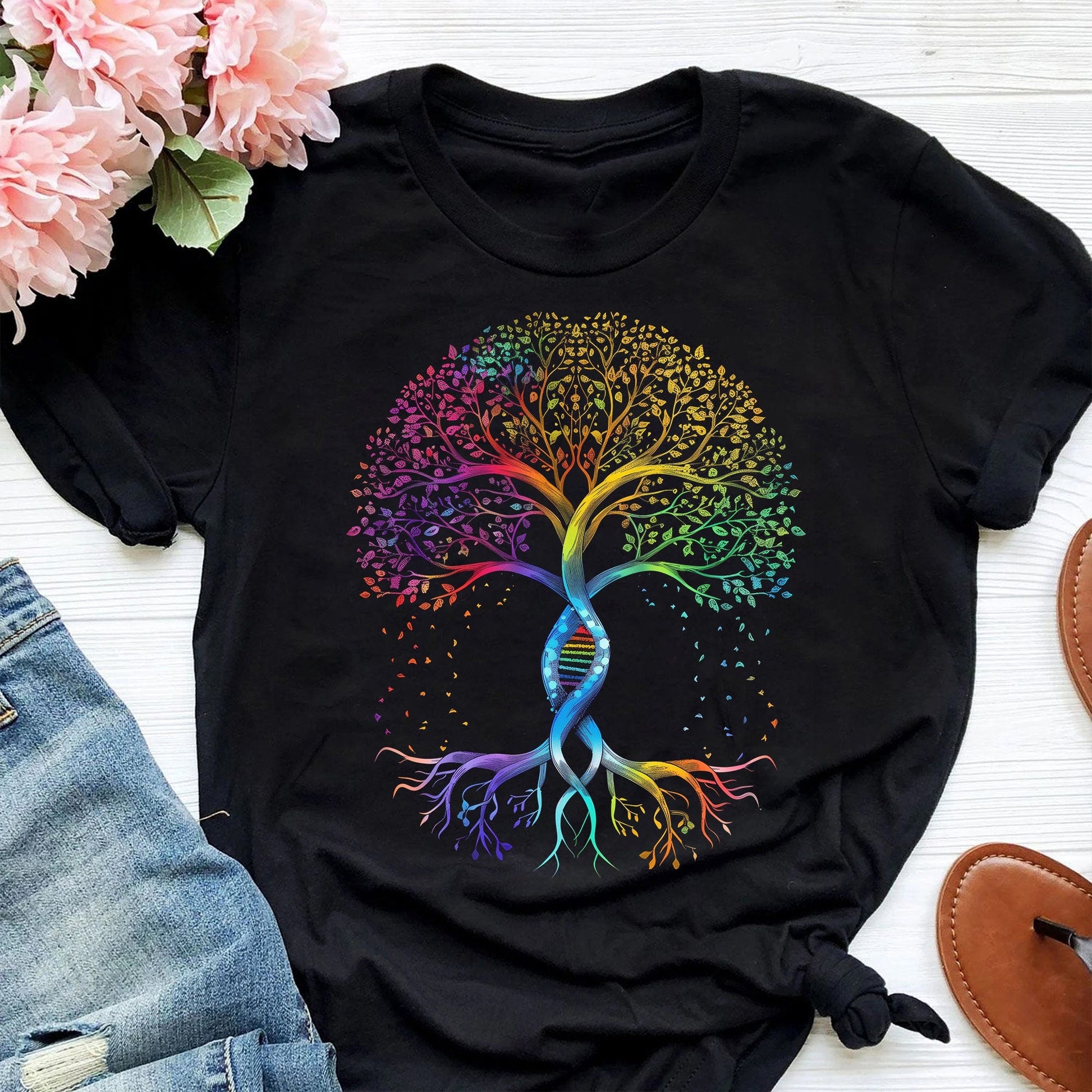 Pride Tree Life Lgbtq Rainbow Unisex T-shirt, Sweatshirt, Hoodie - T-Shirt, Sweatshirt, Hoodie