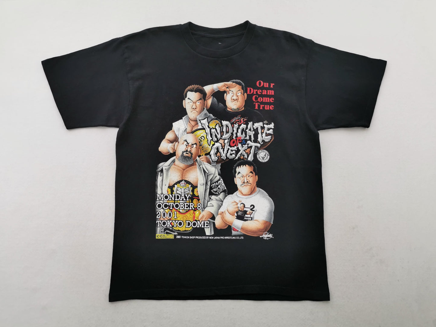Japan Pro Wrestling Vintage Njpw Indicate Next Tokyo Dome Sakai Tee Size - T-Shirt, Sweatshirt, Hoodie