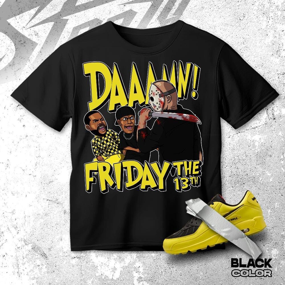 Am 90 Laser 90 Zest Black Fire Red 2026 Match Air Max 90 Laser Sneaker Match Am90 Laser Sneakerhead Daaamn Friday - T-Shirt, Sweatshirt, Hoodie