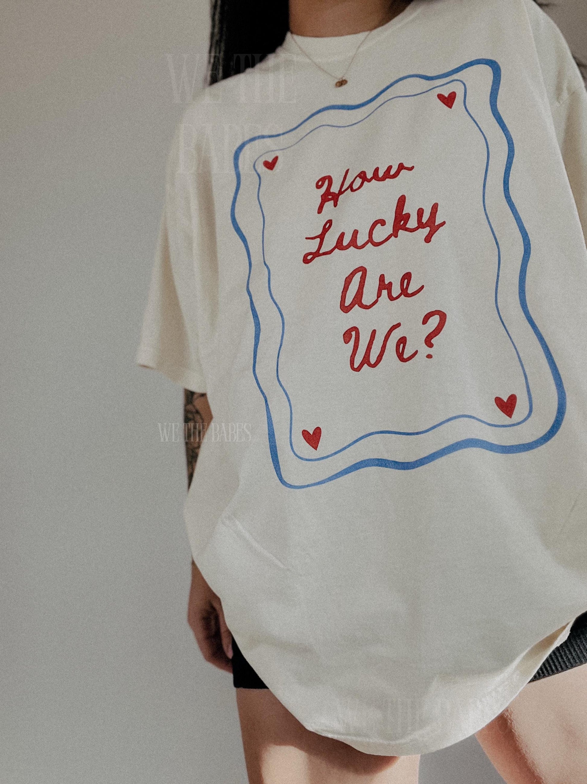 Lucky Wedding Honeymoon Valentines Day Comfort Colors Unisex T-shirt, Sweatshirt, Hoodie - T-Shirt, Sweatshirt, Hoodie