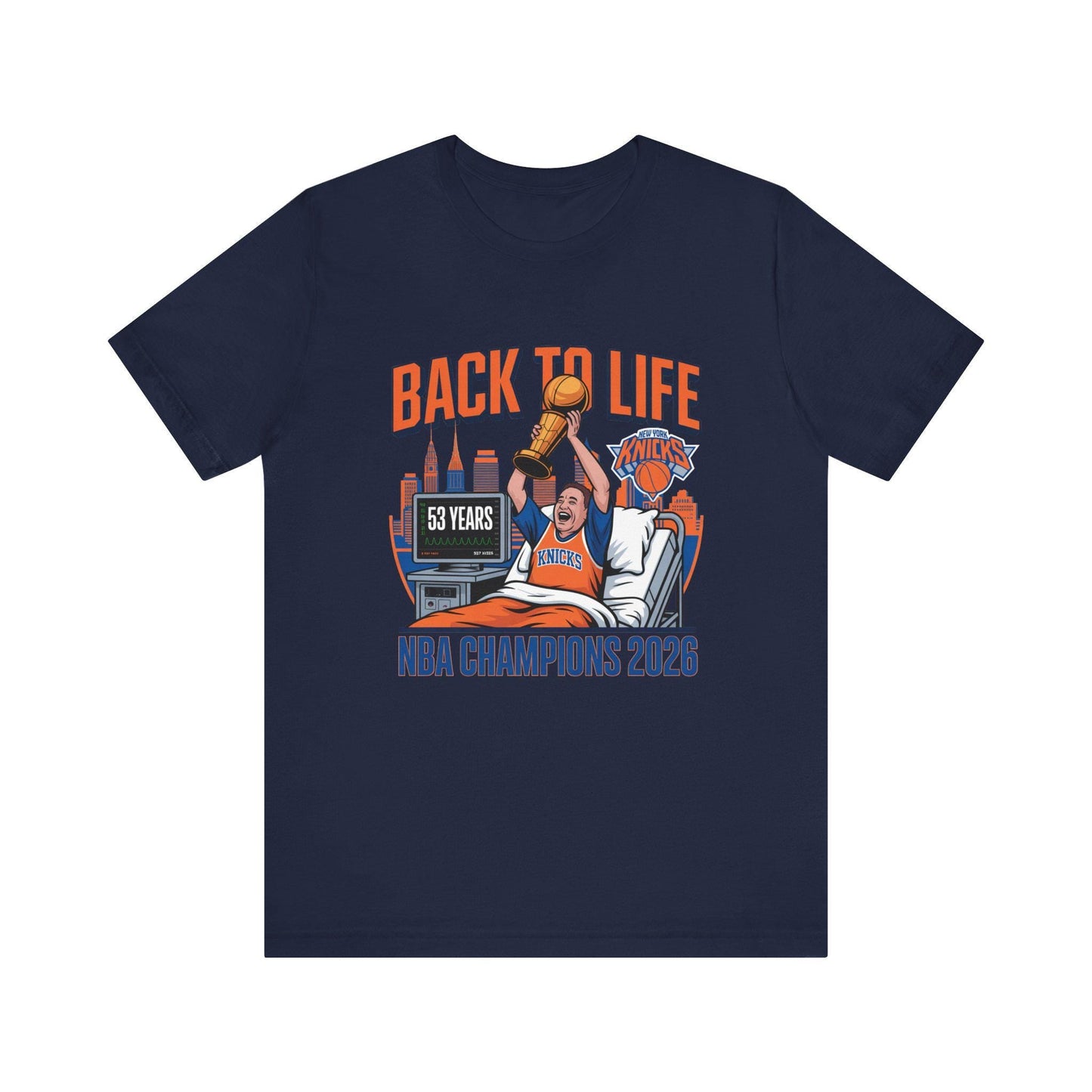 Back Life Knicks Nba Champions 2026 After 53 Years Celebration York Knicks - T-Shirt, Sweatshirt, Hoodie
