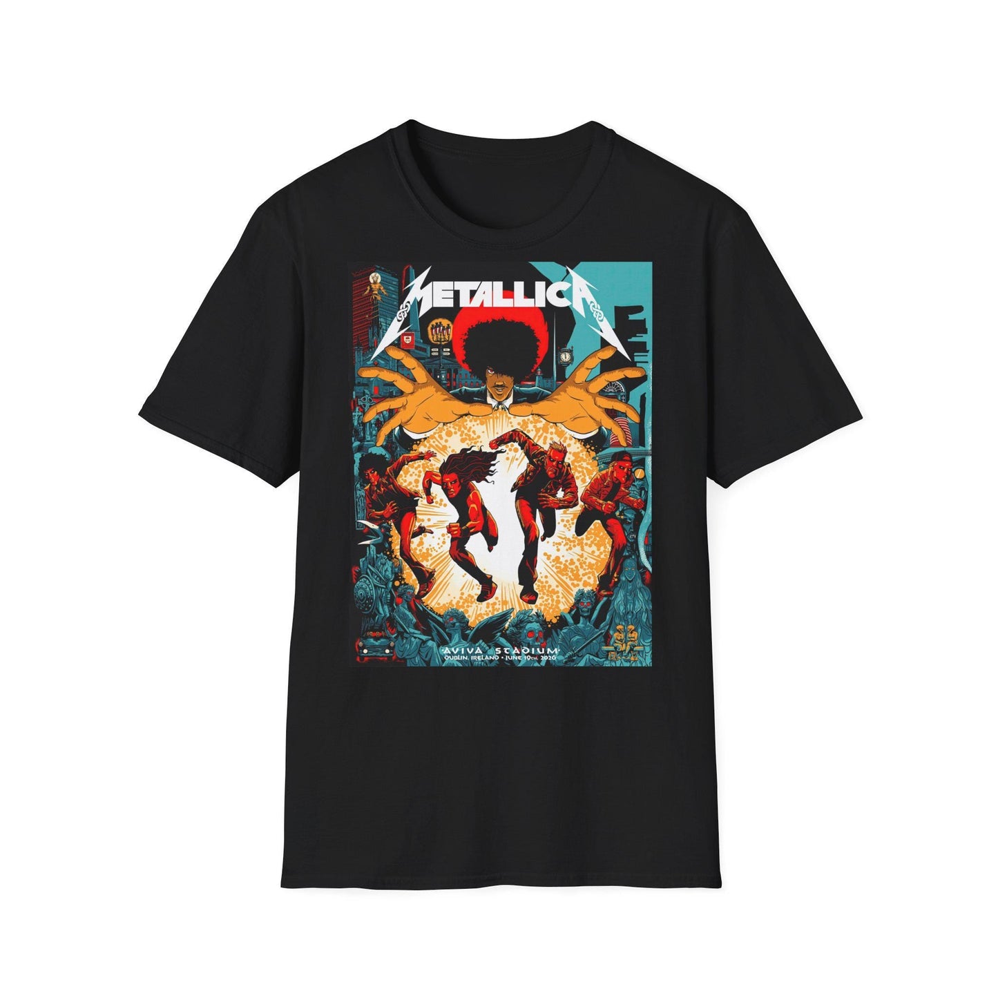 Metallica Dublin 2026 Night Concert M72 World Tour Unisex T-shirt, Sweatshirt, Hoodie - T-Shirt, Sweatshirt, Hoodie