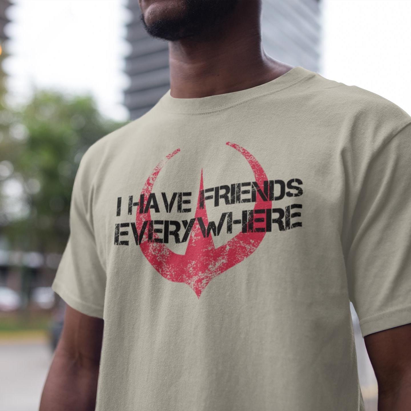 Friends Everywhere Jersey Tee Andor Inspired Short Sleeve Friends Minimalist Tee - T-Shirt, Sweatshirt, Hoodie