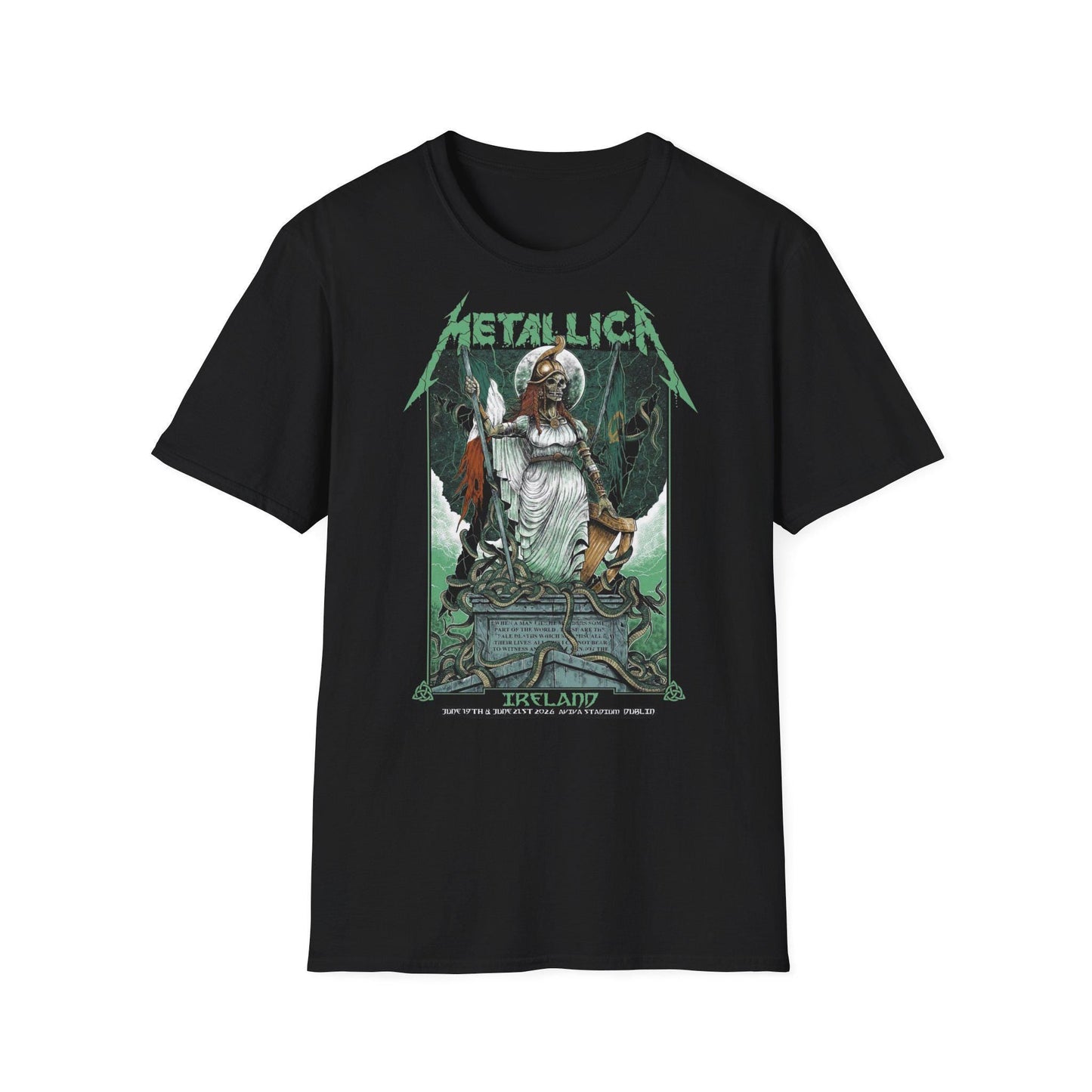 Metallica Dublin 2026 Concert M72 World Tour Unisex T-shirt, Sweatshirt, Hoodie - T-Shirt, Sweatshirt, Hoodie