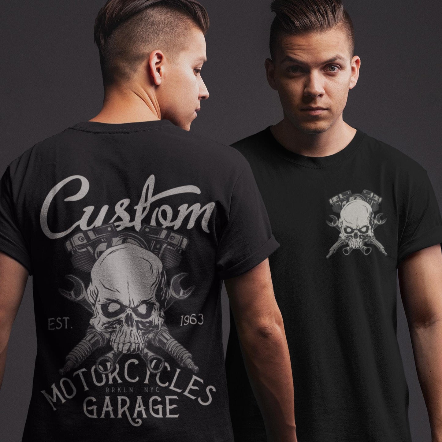 Custom Front Back Personalized Both Side Tee Unisex T-shirt, Sweatshirt, Hoodie - T-Shirt, Sweatshirt, Hoodie