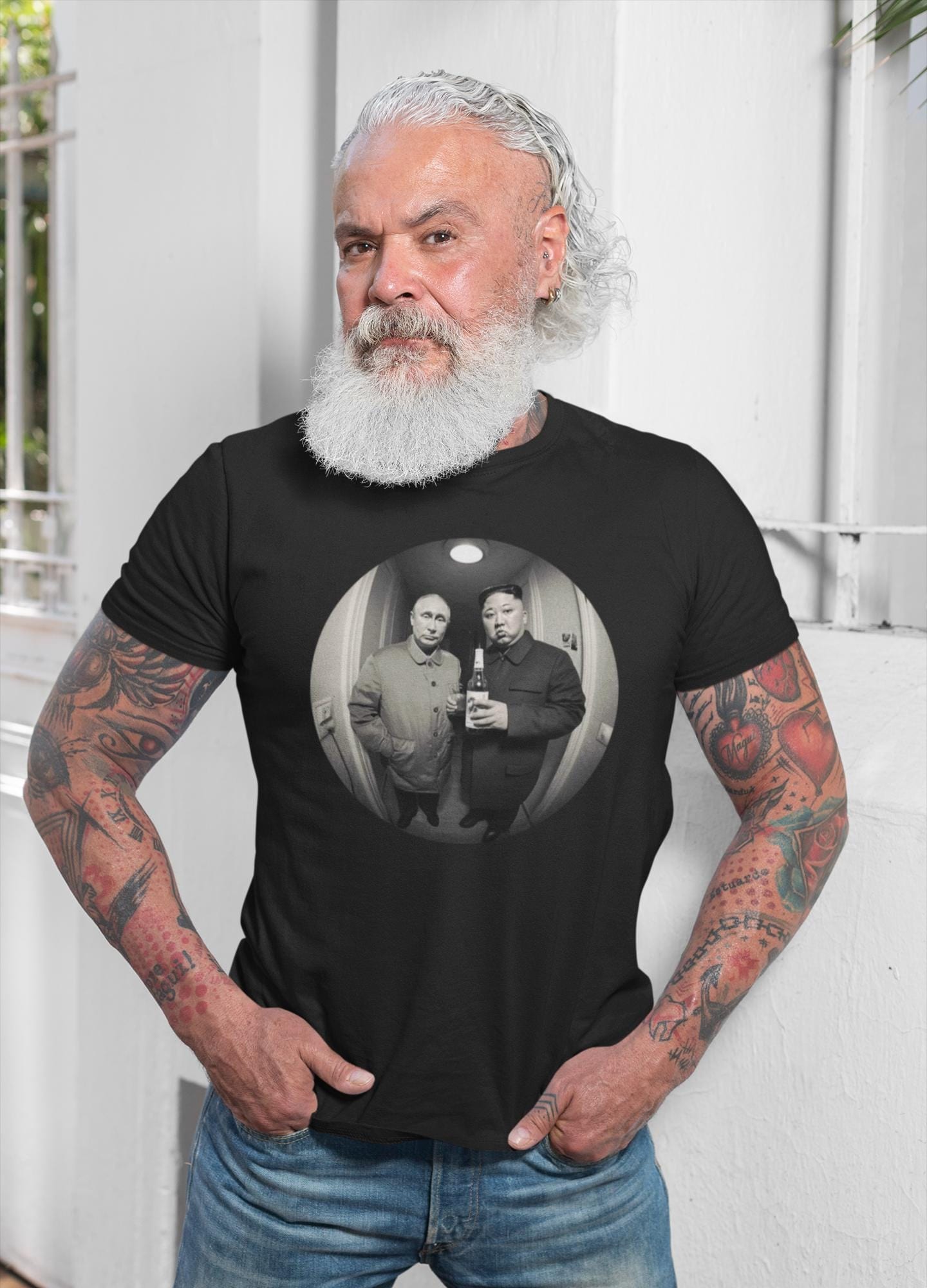 Kim Putin Kim Jong Un Vladimir Putin Meme Tee Sarcastic Offensive Meme Tee Presiden - T-Shirt, Sweatshirt, Hoodie
