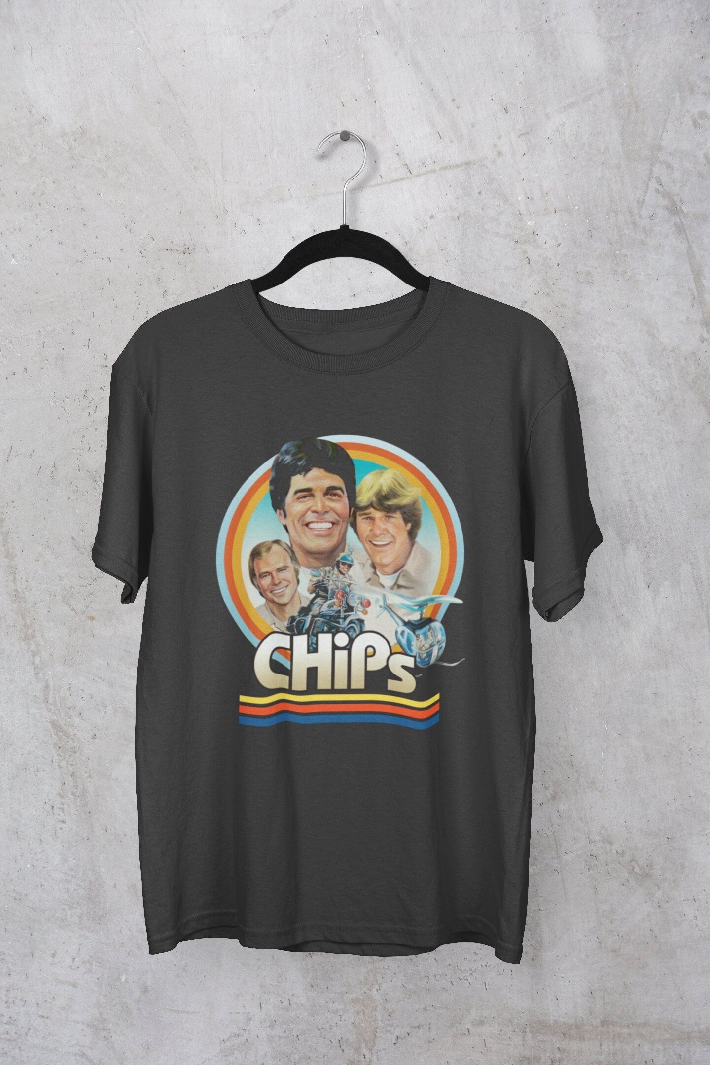 Chips 70s Vintage Drama Tv S-3xl Unisex T-shirt, Sweatshirt, Hoodie - T-Shirt, Sweatshirt, Hoodie
