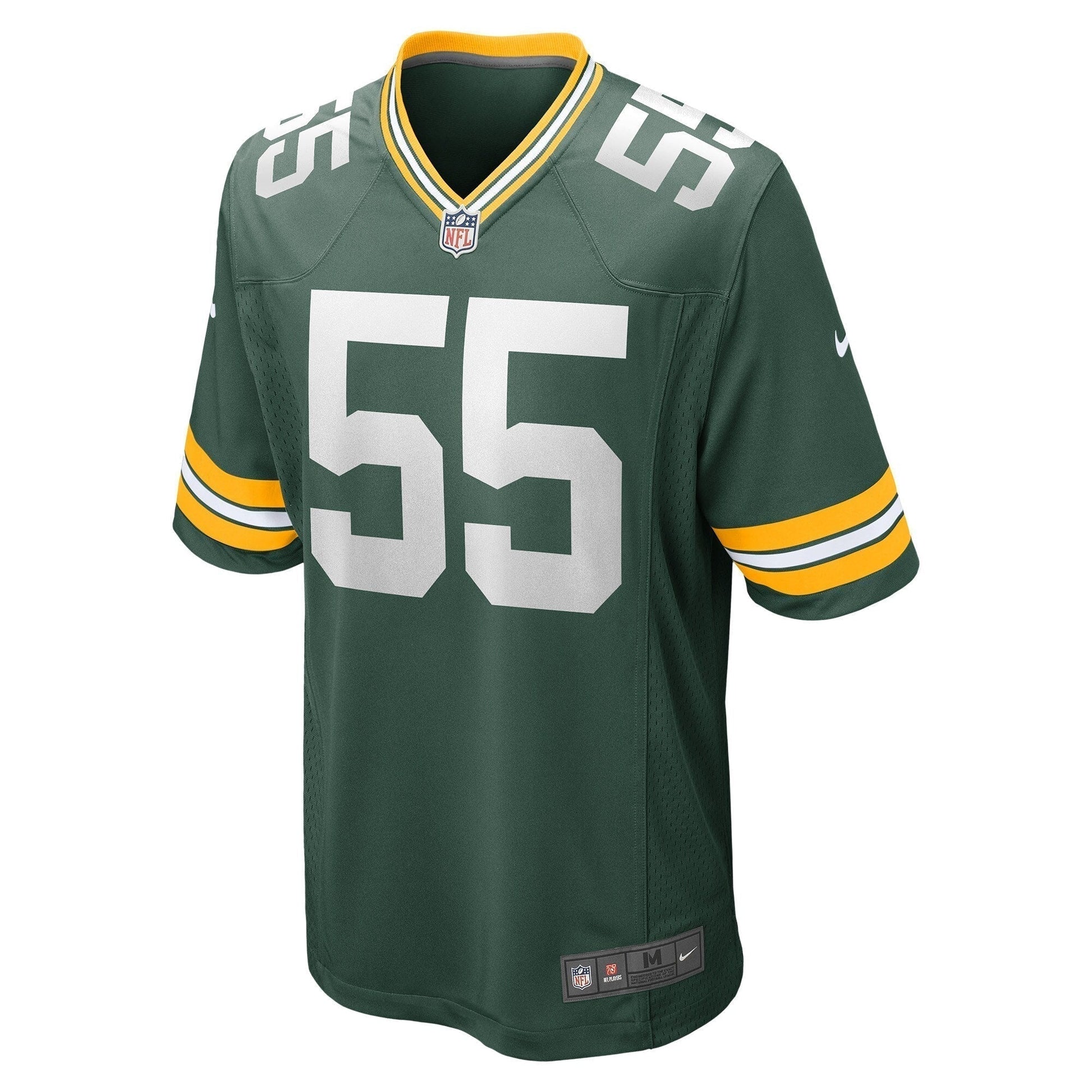 Kingsley Enagbare Green Bay Packers Game Jersey - Green football jersey product view 2