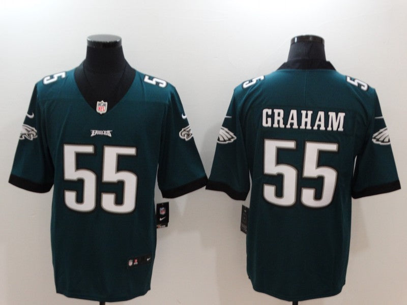 Men's Philadelphia Eagles Brandon Graham Midnight Green Game Jersey football jersey product view 1