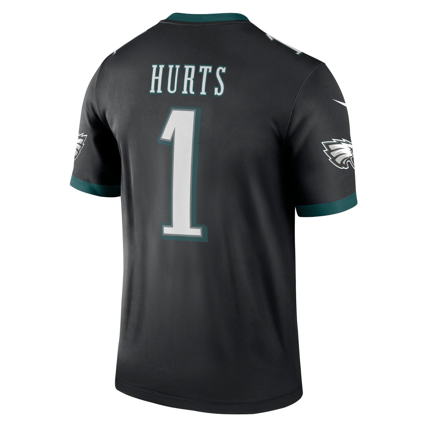 Jalen Hurts Philadelphia Eagles Legend Jersey - Black football jersey product view 3