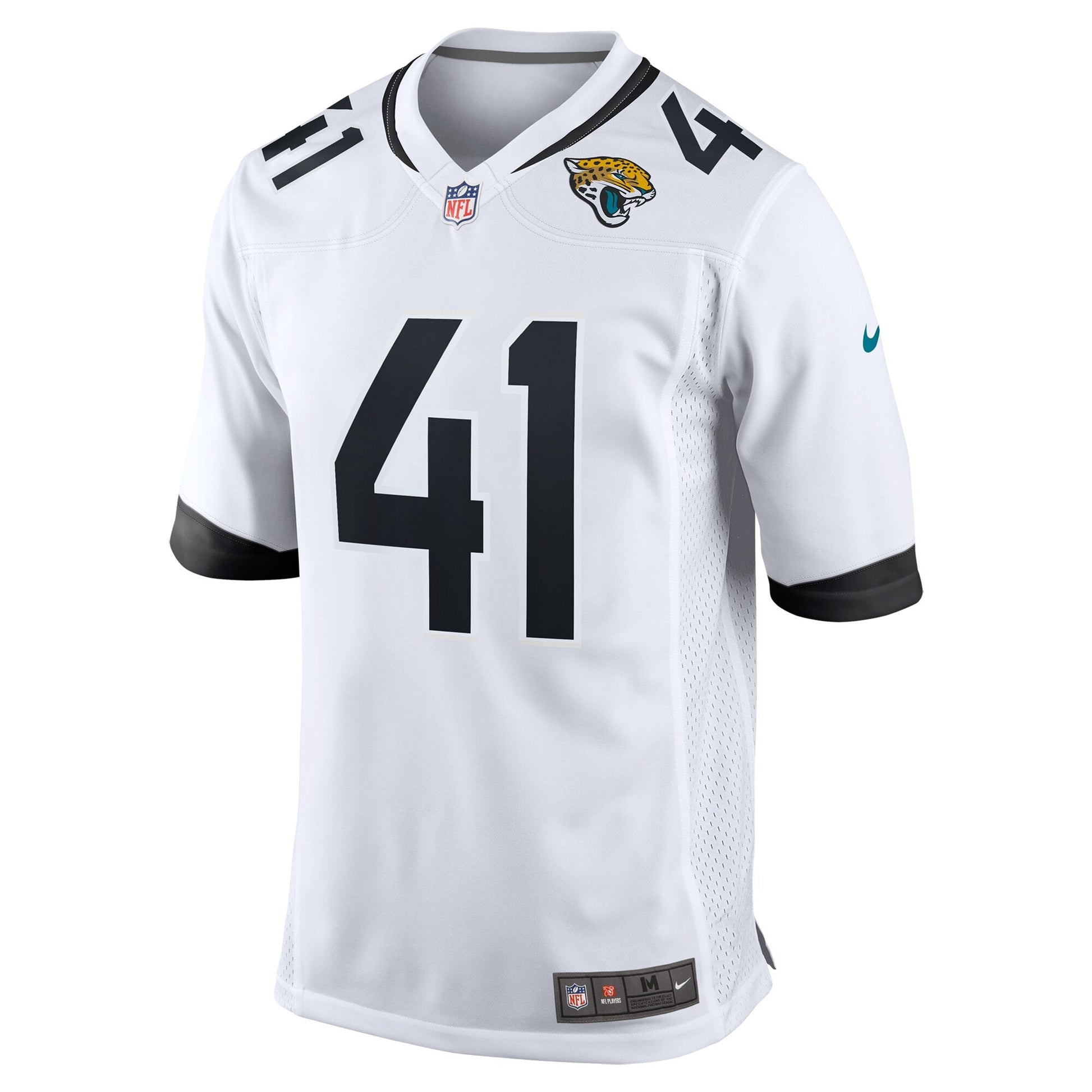 Josh Hines-Allen Jacksonville Jaguars Game Jersey - White football jersey product view 2