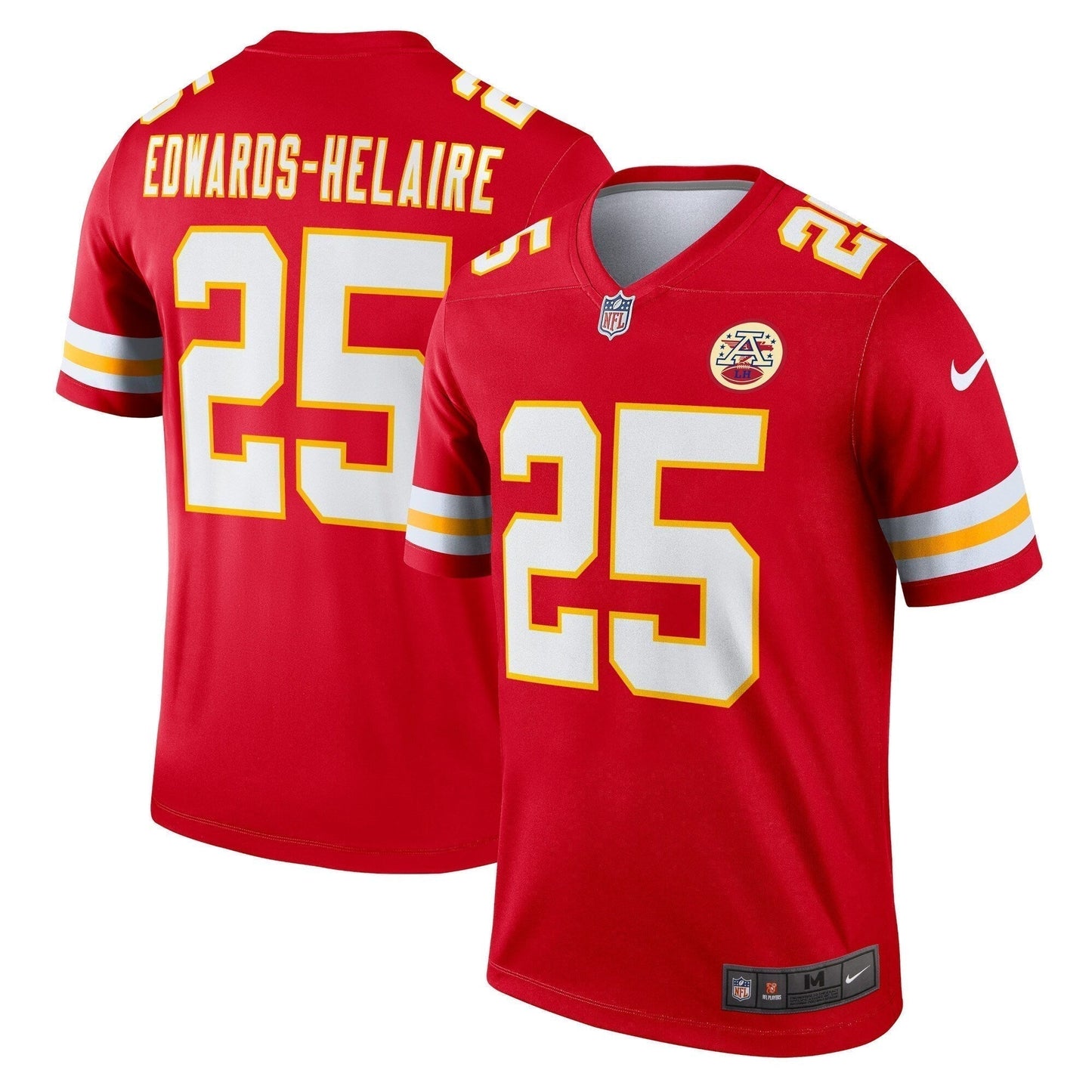 Clyde Edwards-Helaire Kansas City Chiefs Legend Jersey - Red football jersey product view 1