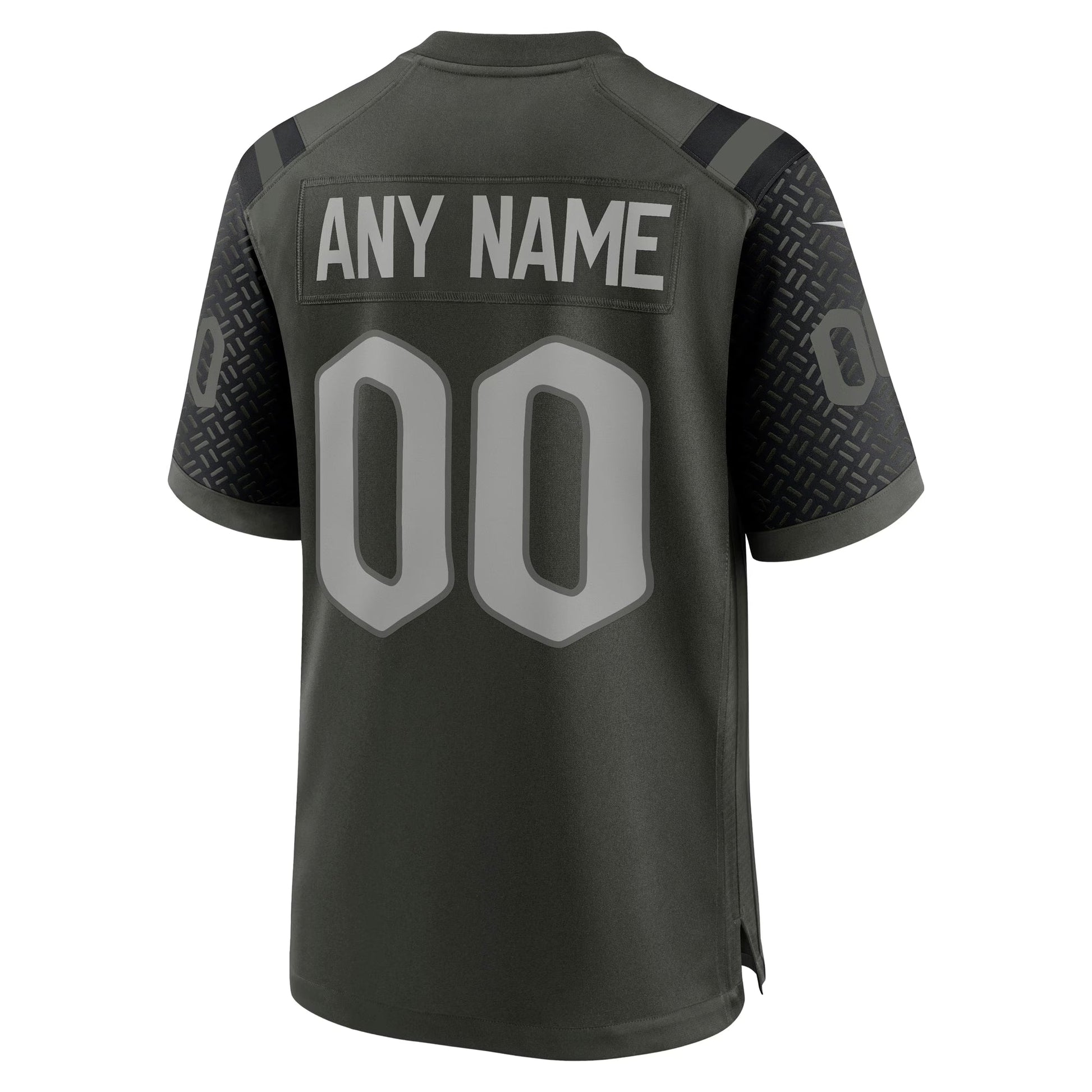 New York Jets Green 2025 Rivalries Collection Custom Game Jersey football jersey product view 2