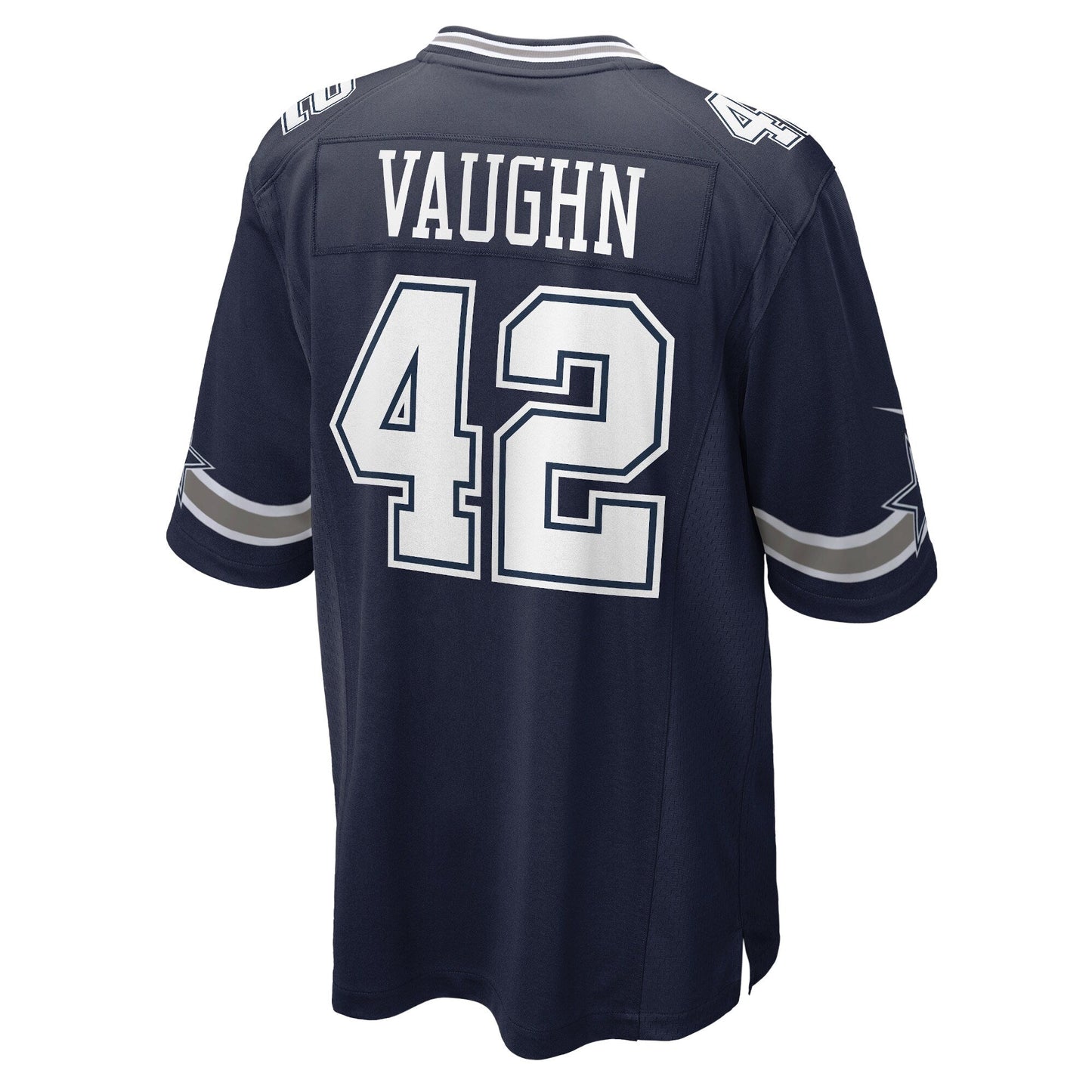 Deuce Vaughn Dallas Cowboys Game Jersey - Navy football jersey product view 3