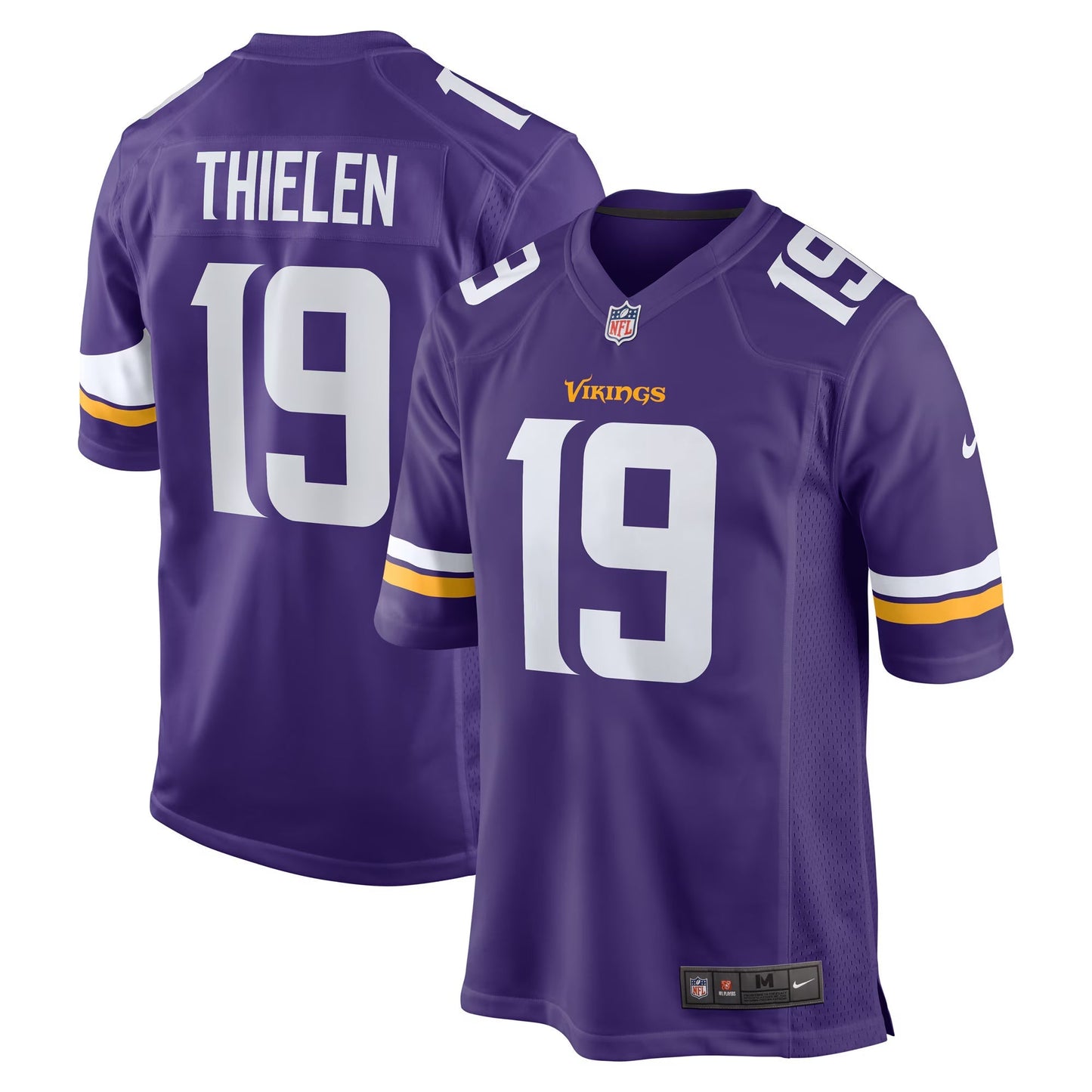 Minnesota Vikings Adam Thielen Purple Game Jersey football jersey product view 1
