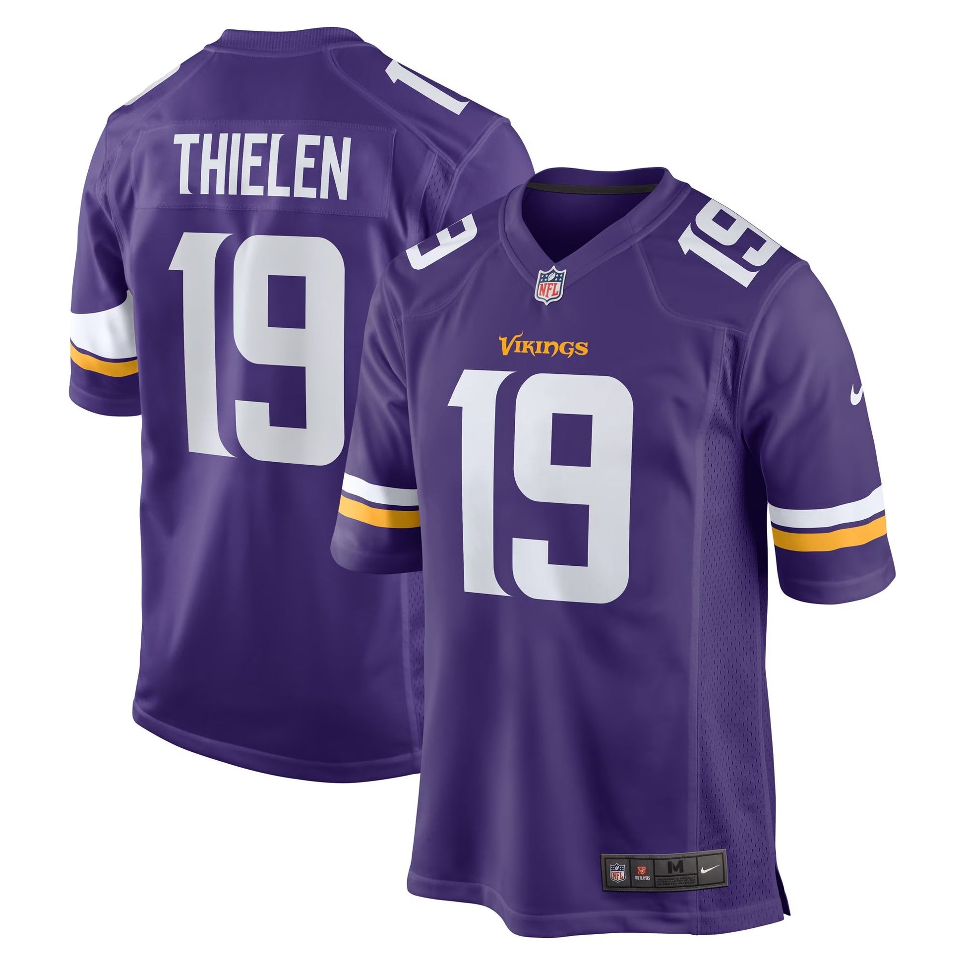 Minnesota Vikings Adam Thielen Purple Game Jersey football jersey product view 1