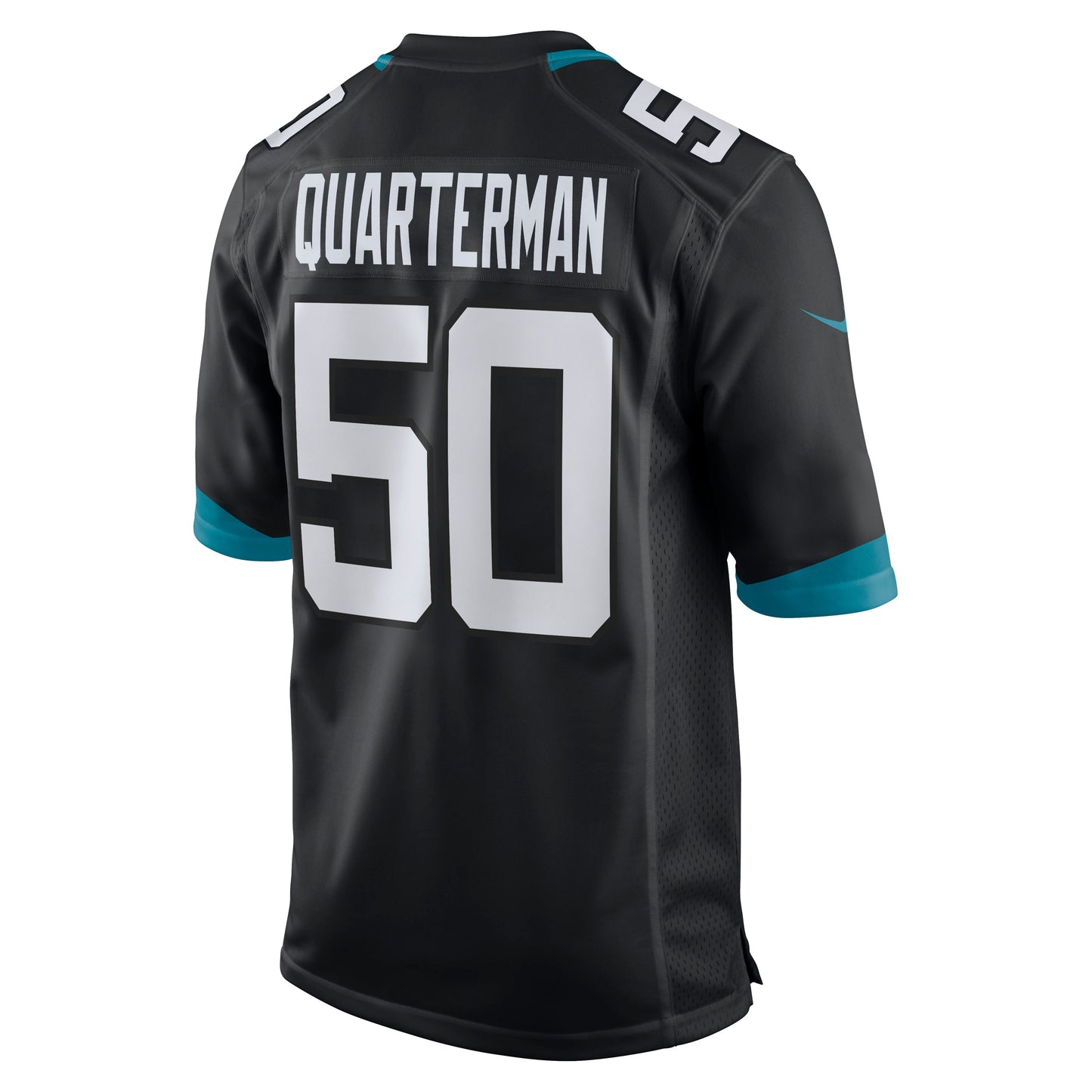 Shaquille Quarterman Jacksonville Jaguars Game Jersey - Black football jersey product view 3