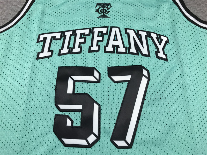 Tiffany #57 blue jersey sports jersey product view 2