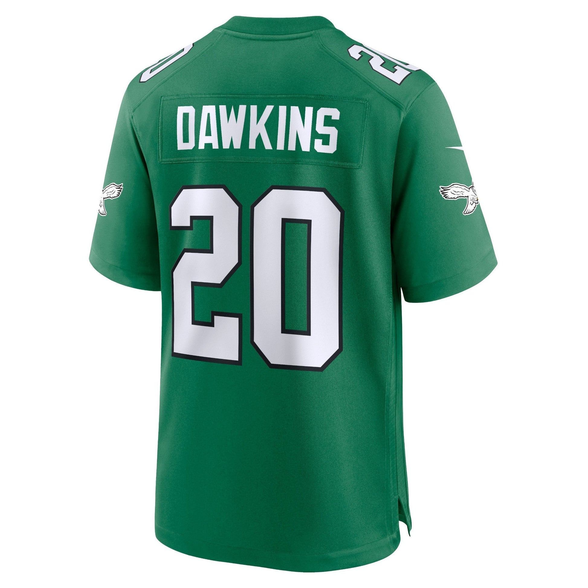 Brian Dawkins Philadelphia Eagles Alternate Retired Game Jersey - Kelly Green football jersey product view 3