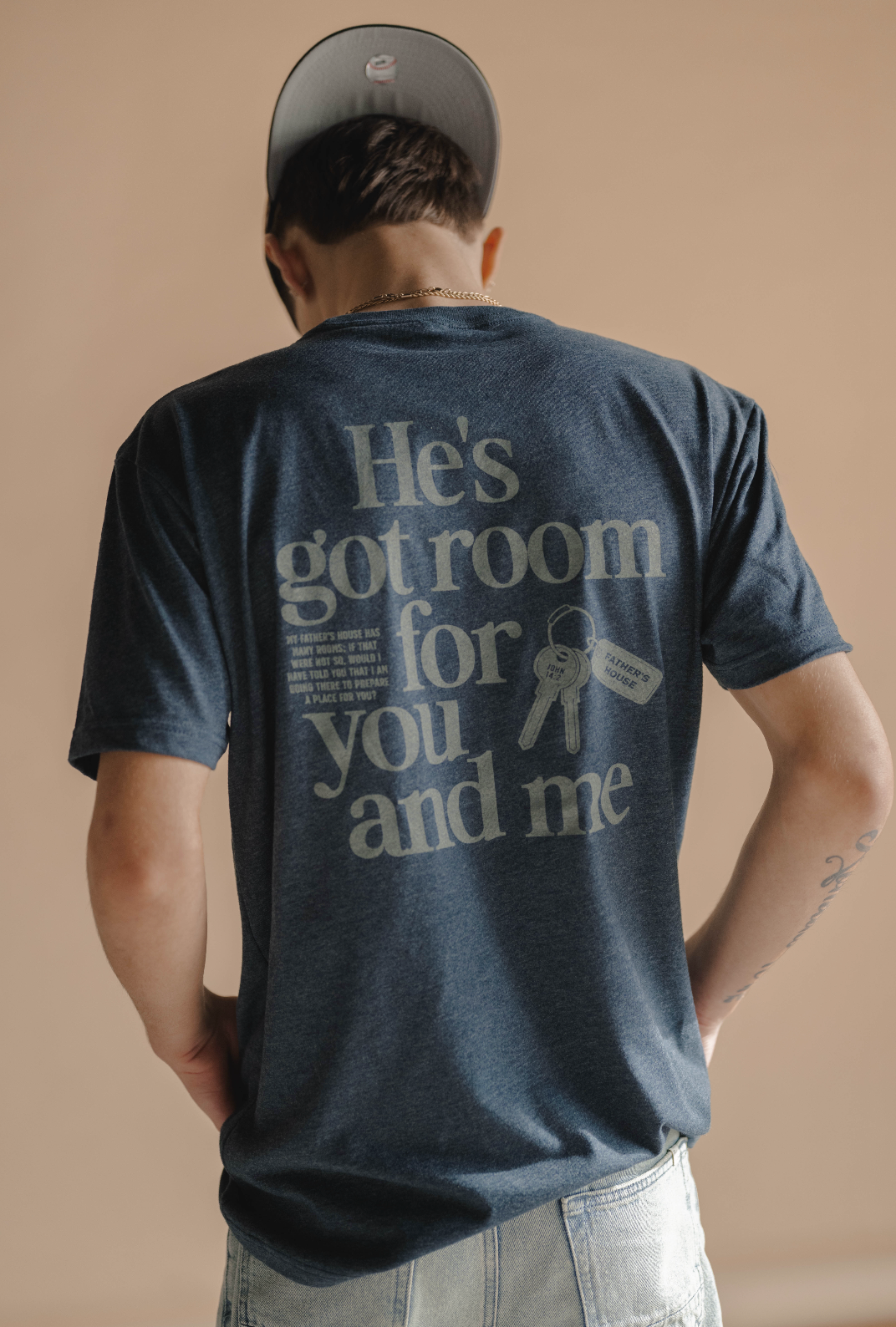 He's Got Room Tee- Mens | Christian Tee Unisex T-shirt, Sweatshirt, Hoodie, Long Sleeve Tee - T-Shirt, Sweatshirt, Hoodie