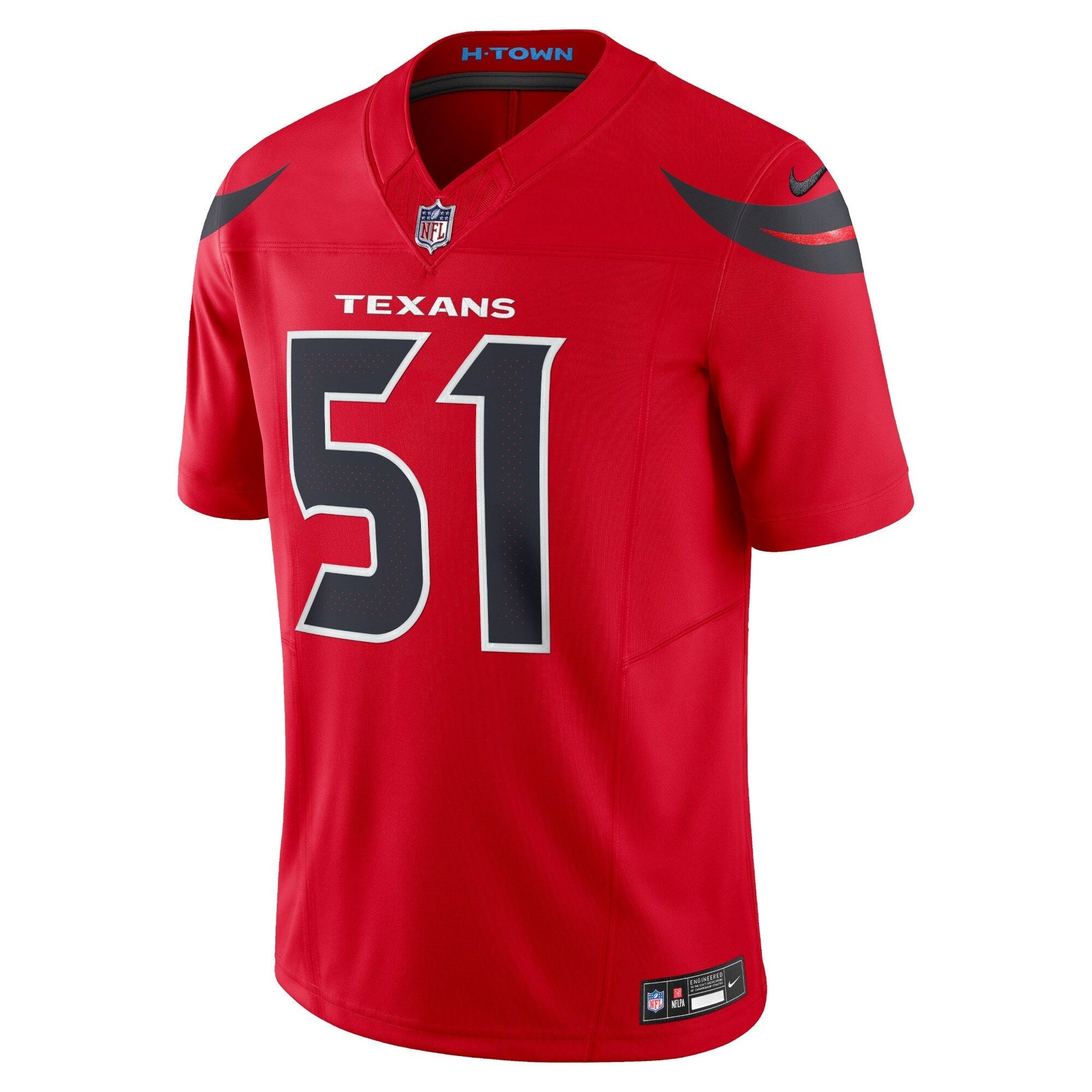 Will Anderson Jr. Houston Texans Alternate Vapor F.U.S.E. Limited Jersey - Red football jersey product view 2