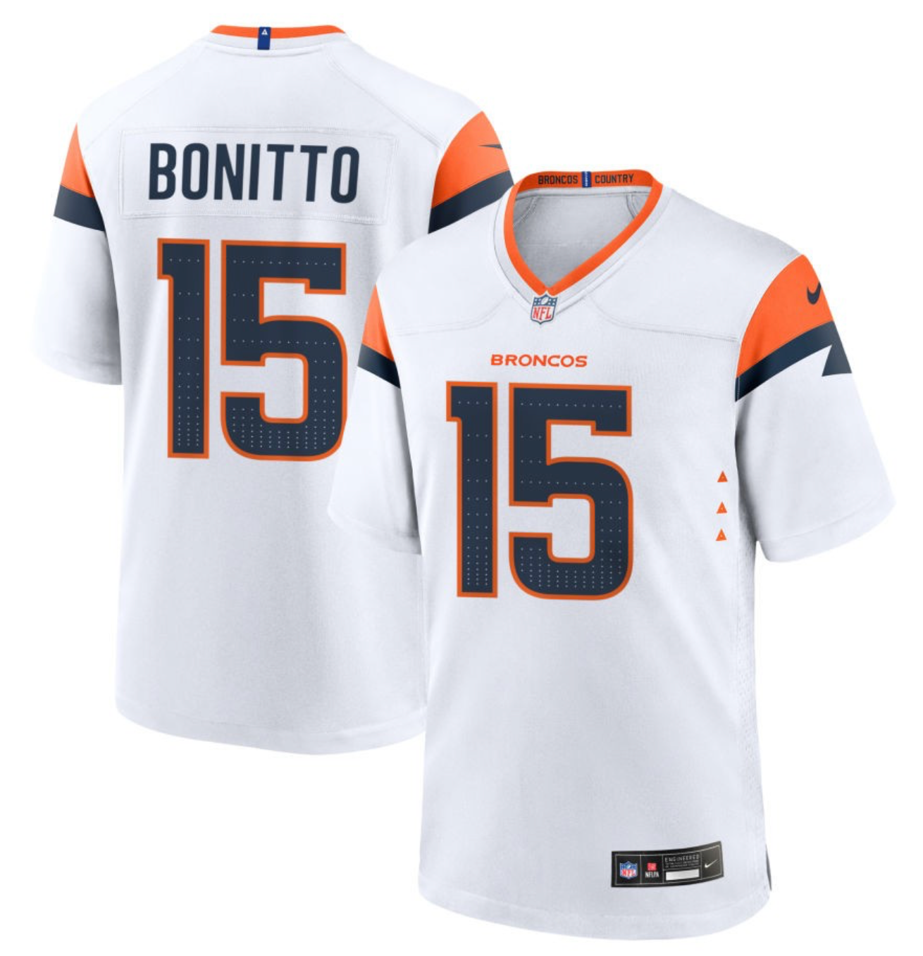 Nik Bonitto Denver Broncos 2024 Jersey football jersey product view 1