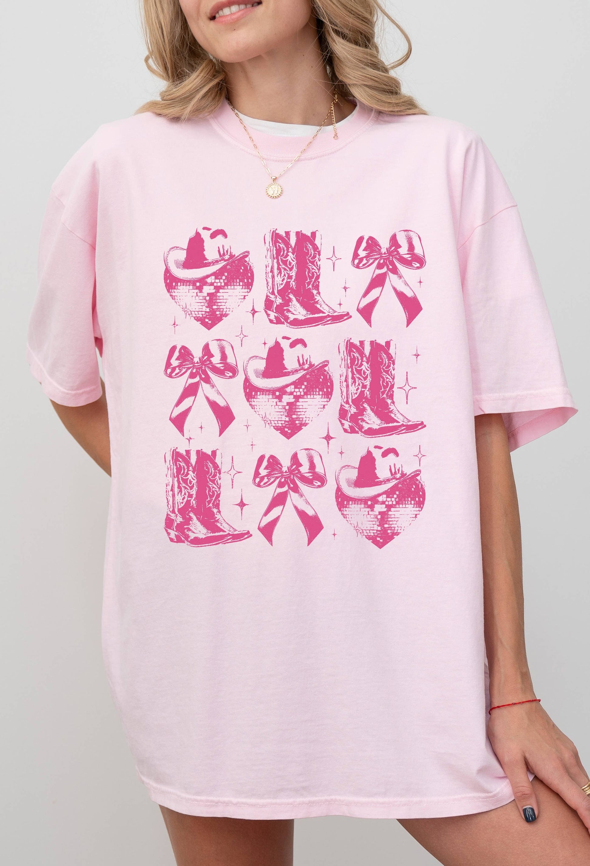 Disco Cowgirl Graphic Tee Unisex T-shirt, Sweatshirt, Hoodie, Long Sleeve Tee - T-Shirt, Sweatshirt, Hoodie