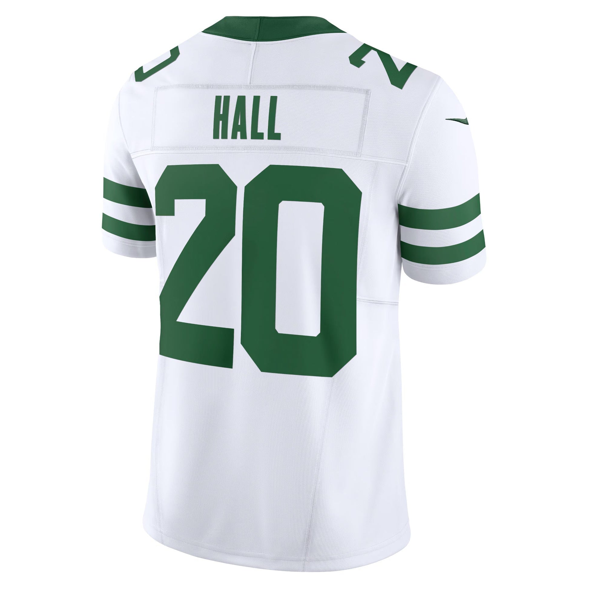 New York Jets Breece Hall Legacy White Vapor F.U.S.E. Limited Jersey football jersey product view 2