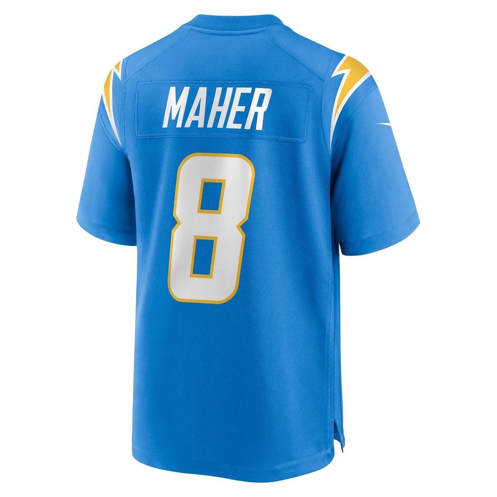 Brett Maher Los Angeles Chargers Team Game Jersey - Powder Blue football jersey product view 3