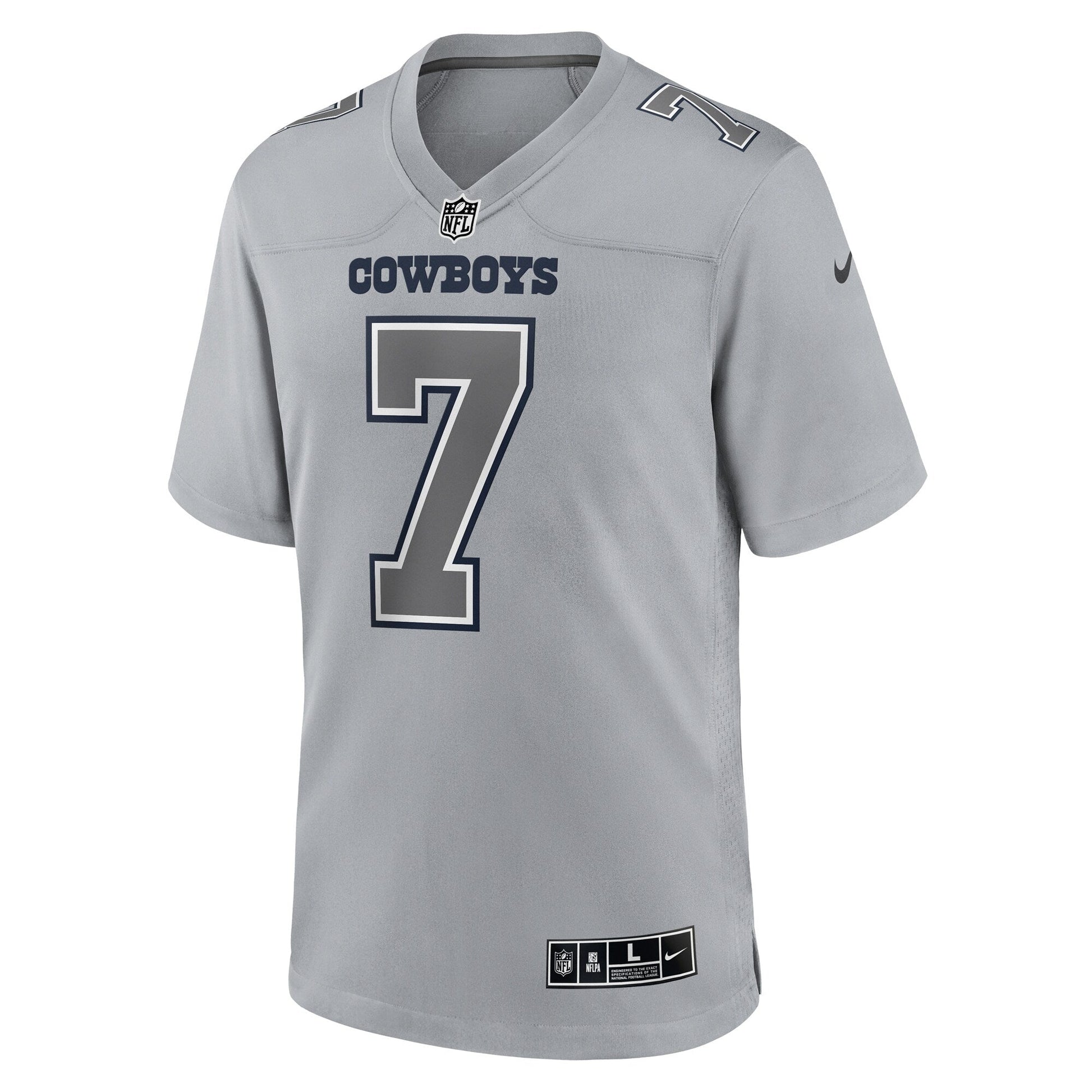 Trevon Diggs Dallas Cowboys Atmosphere Fashion Game Jersey - Gray football jersey product view 2