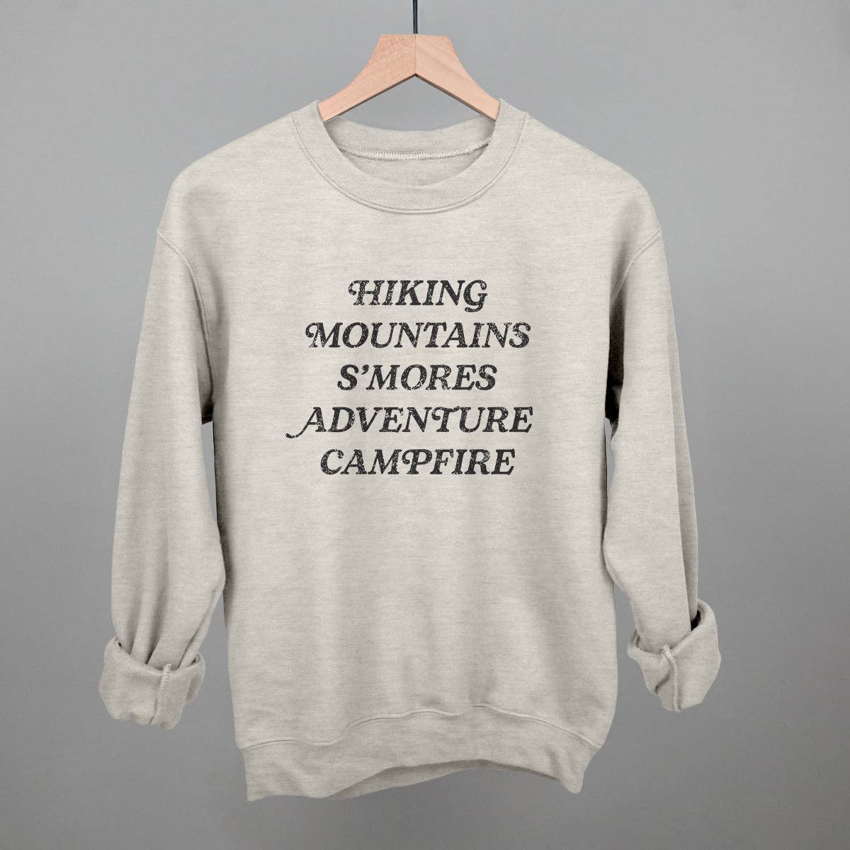 Hiking Mountains Smores Unisex T-shirt, Sweatshirt, Hoodie, Long Sleeve Tee - T-Shirt, Sweatshirt, Hoodie