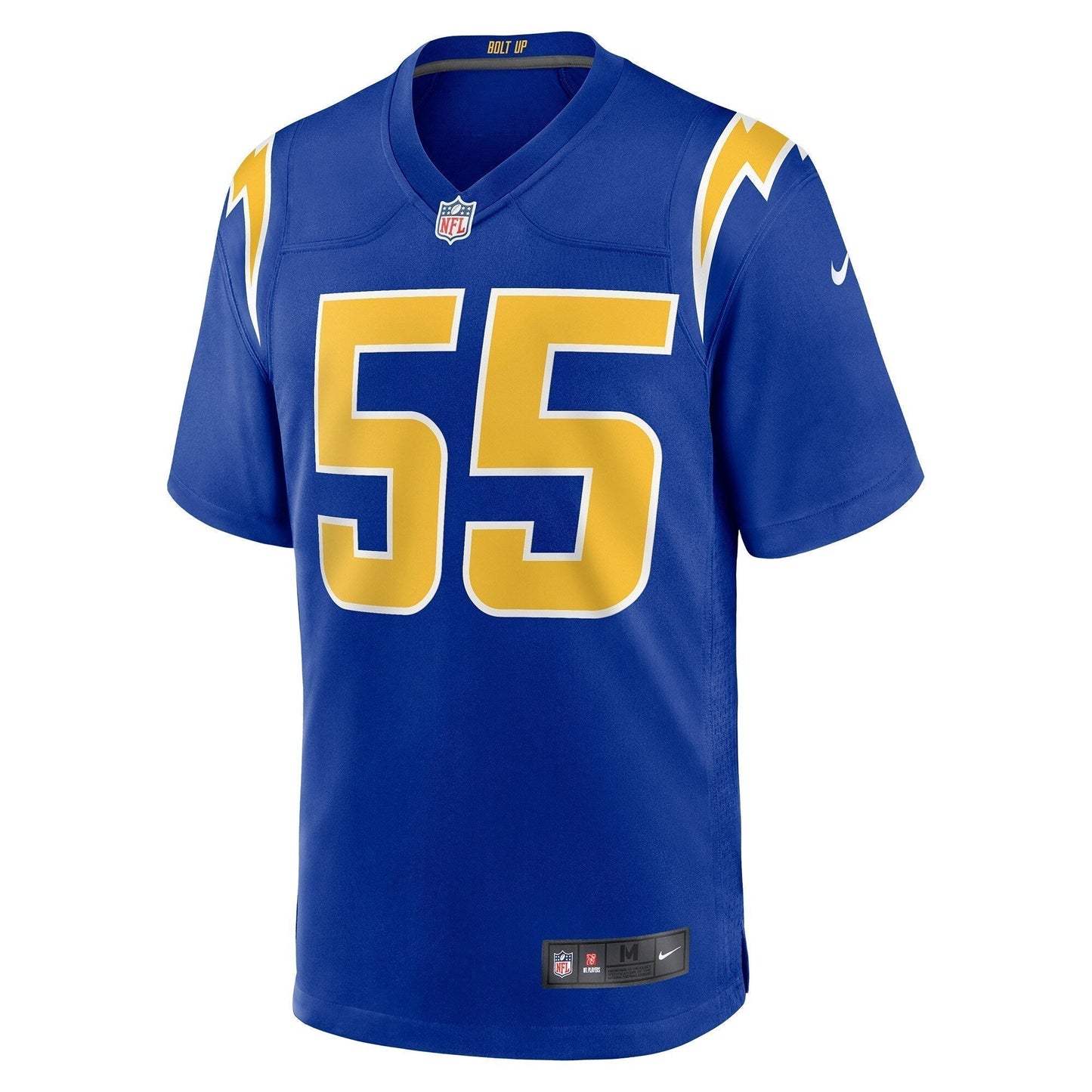 Junior Seau Los Angeles Chargers Retired Alternate Game Jersey - Royal football jersey product view 2