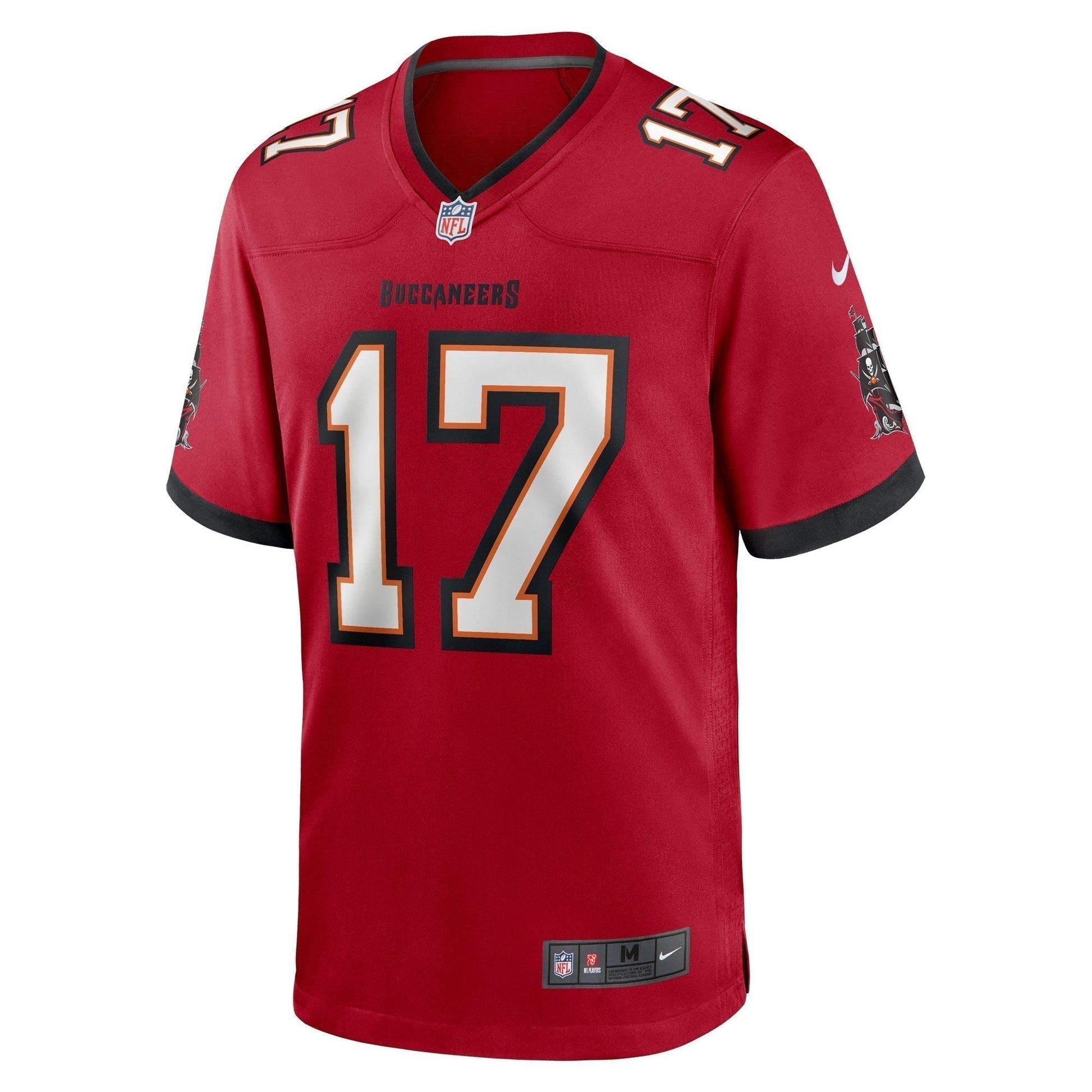 Raleigh Webb Tampa Bay Buccaneers Game Jersey - Red football jersey product view 2