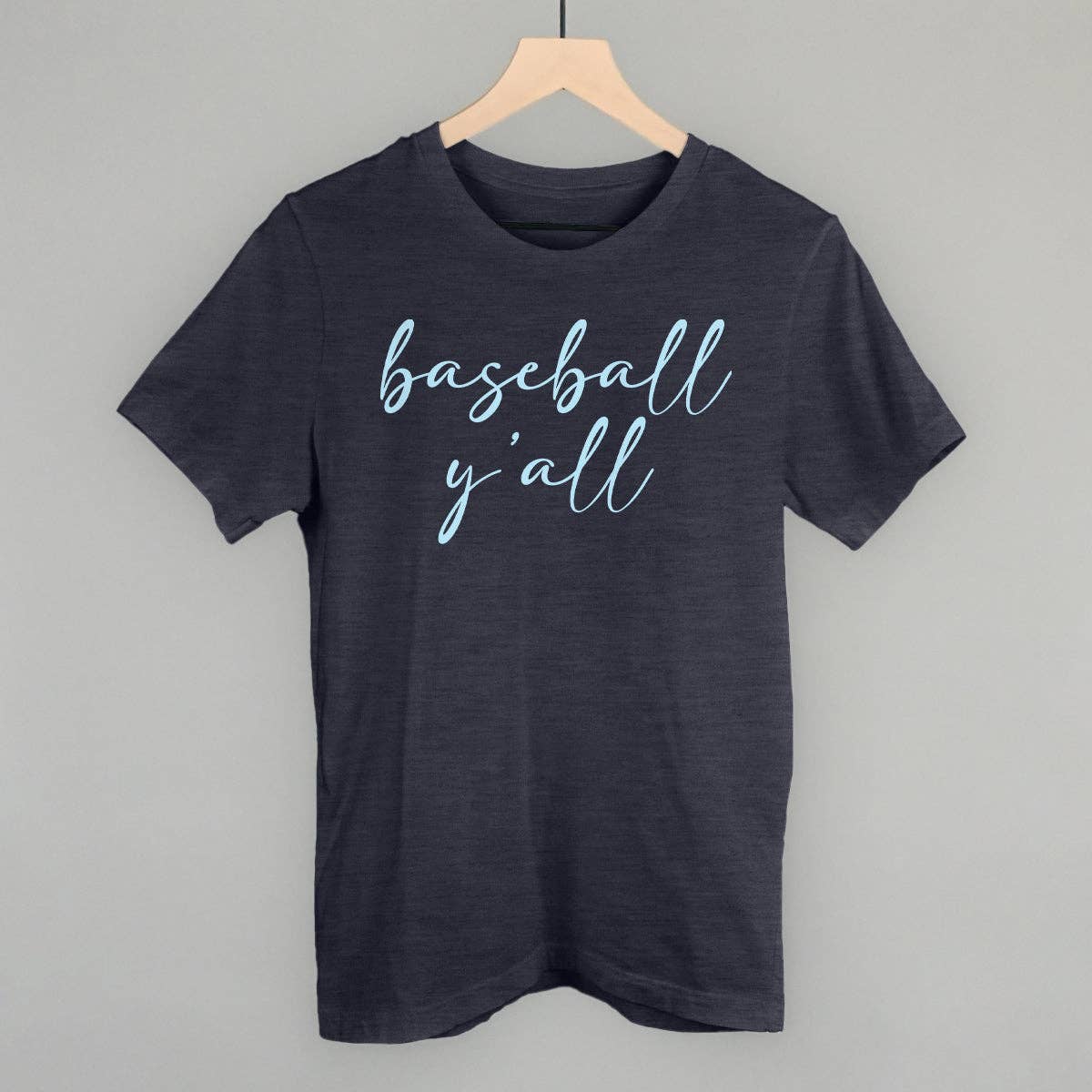 Baseball Y'all (Script) Unisex T-shirt, Sweatshirt, Hoodie, Long Sleeve Tee - T-Shirt, Sweatshirt, Hoodie