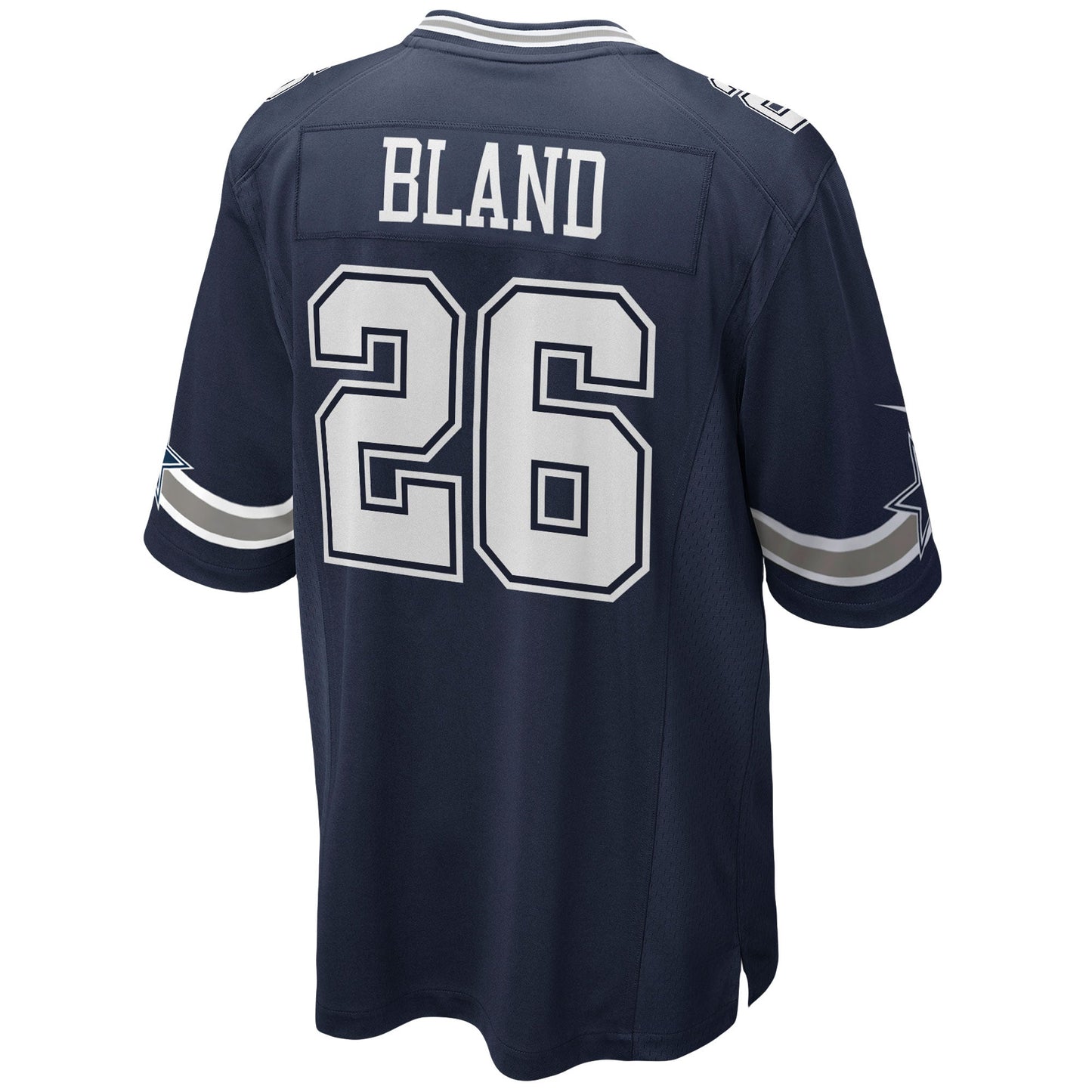 DaRon Bland Dallas Cowboys Game Jersey - Navy football jersey product view 3