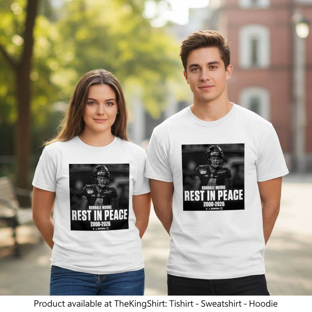 Rondale Moore Rest in Peace 2000-2026 Tribute Tee Unisex T-shirt, Sweatshirt, Hoodie, Long Sleeve Tee - T-Shirt, Sweatshirt, Hoodie