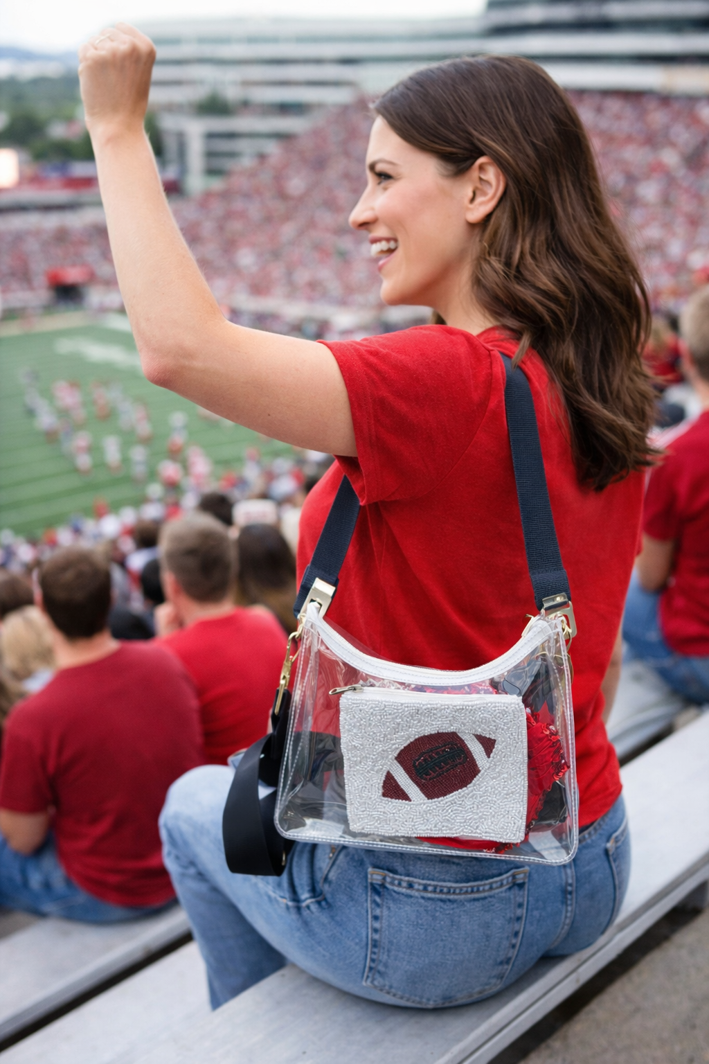 Game Day Clear Bag, Clear Pvc Bag, Clear Game Day Bag Unisex T-shirt, Sweatshirt, Hoodie, Long Sleeve Tee - T-Shirt, Sweatshirt, Hoodie