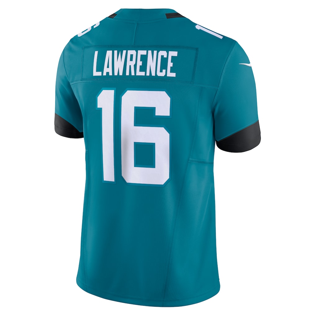 J.Jaguars #16 Trevor Lawrence Teal Vapor F.U.S.E. Limited Jersey football jersey product view 1