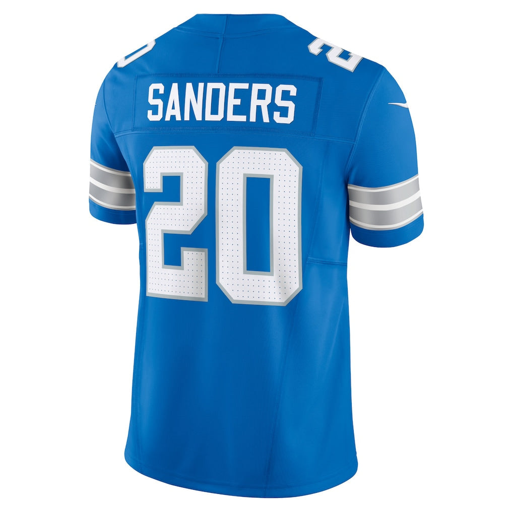 D.Lions #20 Barry Sanders Blue Vapor F.U.S.E. Limited Jersey football jersey product view 1