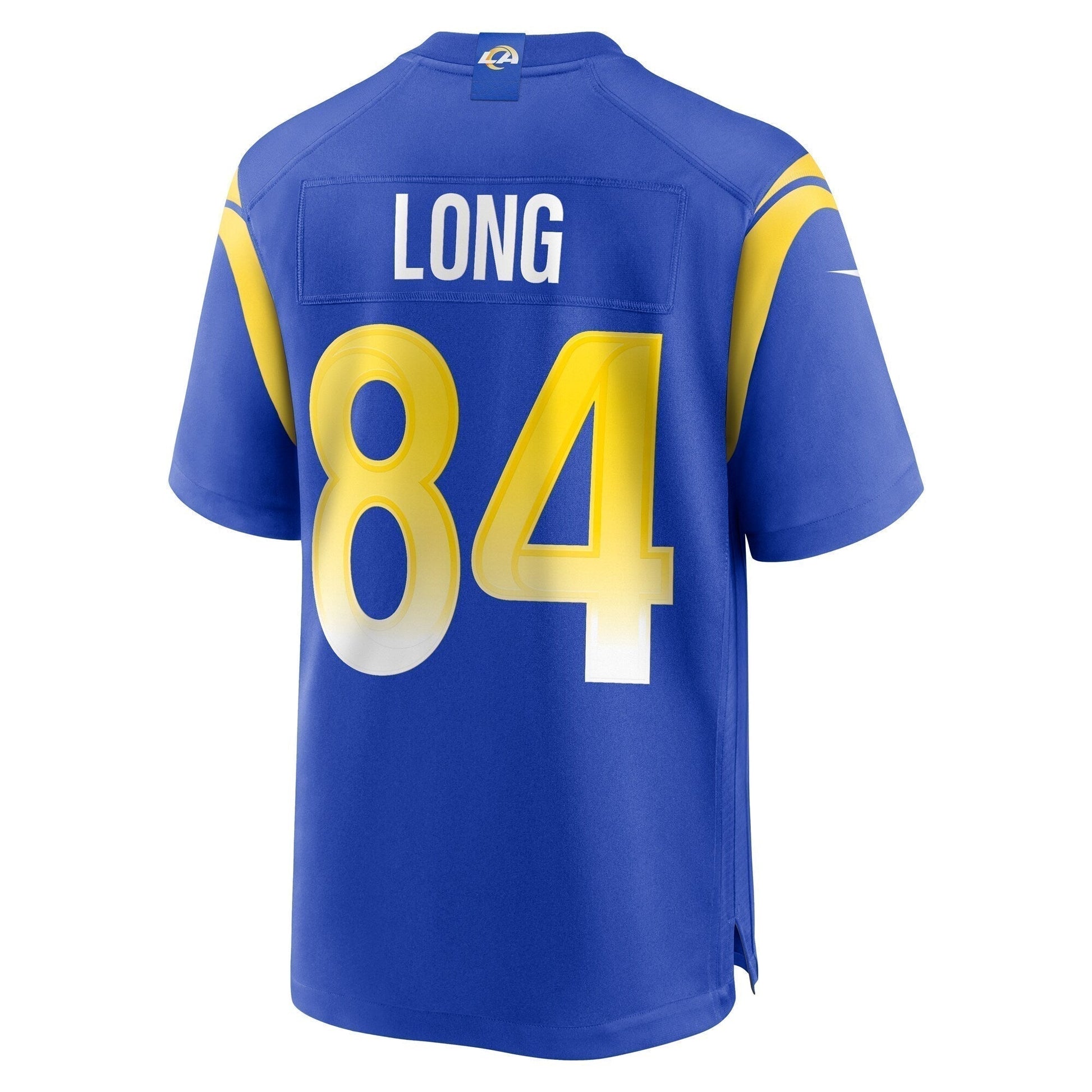 Hunter Long Los Angeles Rams Home Game Jersey - Royal football jersey product view 3