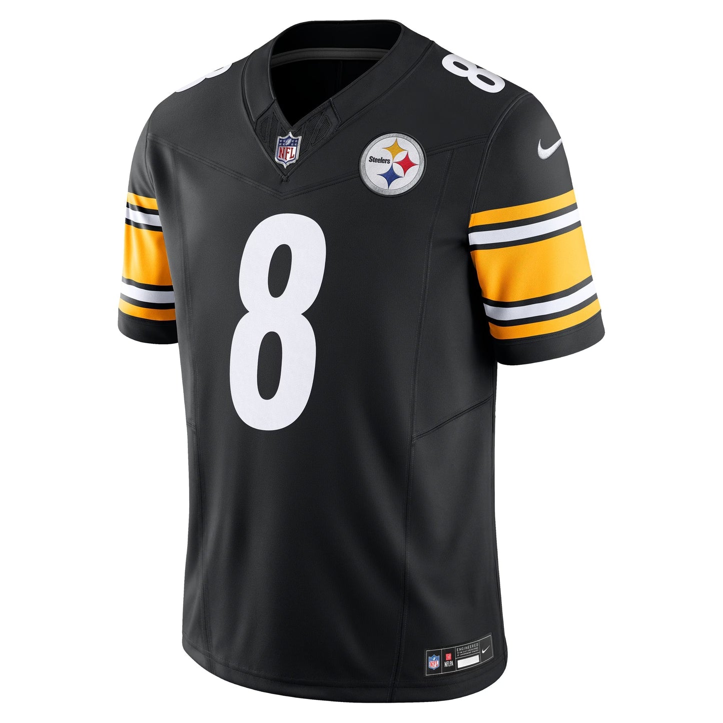 Pittsburgh Steelers Aaron Rodgers Black Team Vapor F.U.S.E. Limited Jersey football jersey product view 1