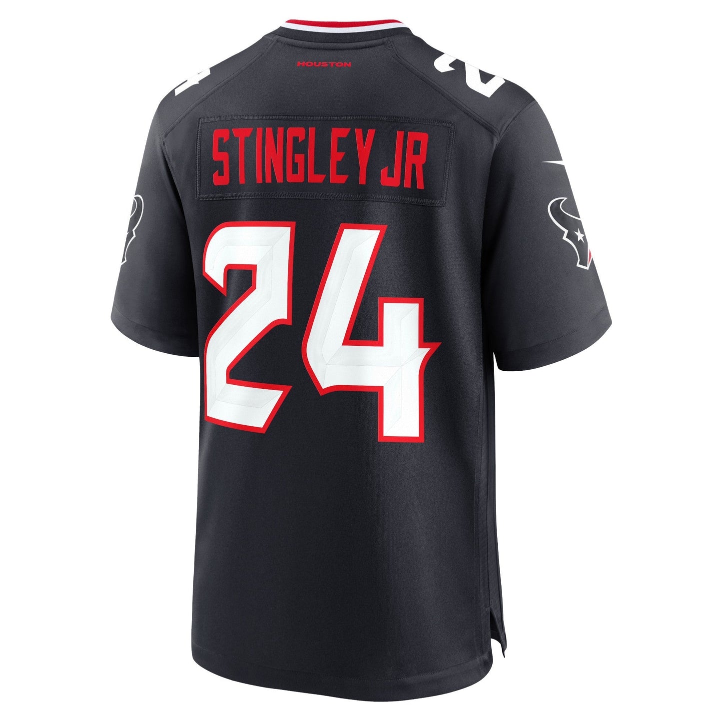 Houston Texans Derek Stingley Jr. Navy Game Jersey football jersey product view 2