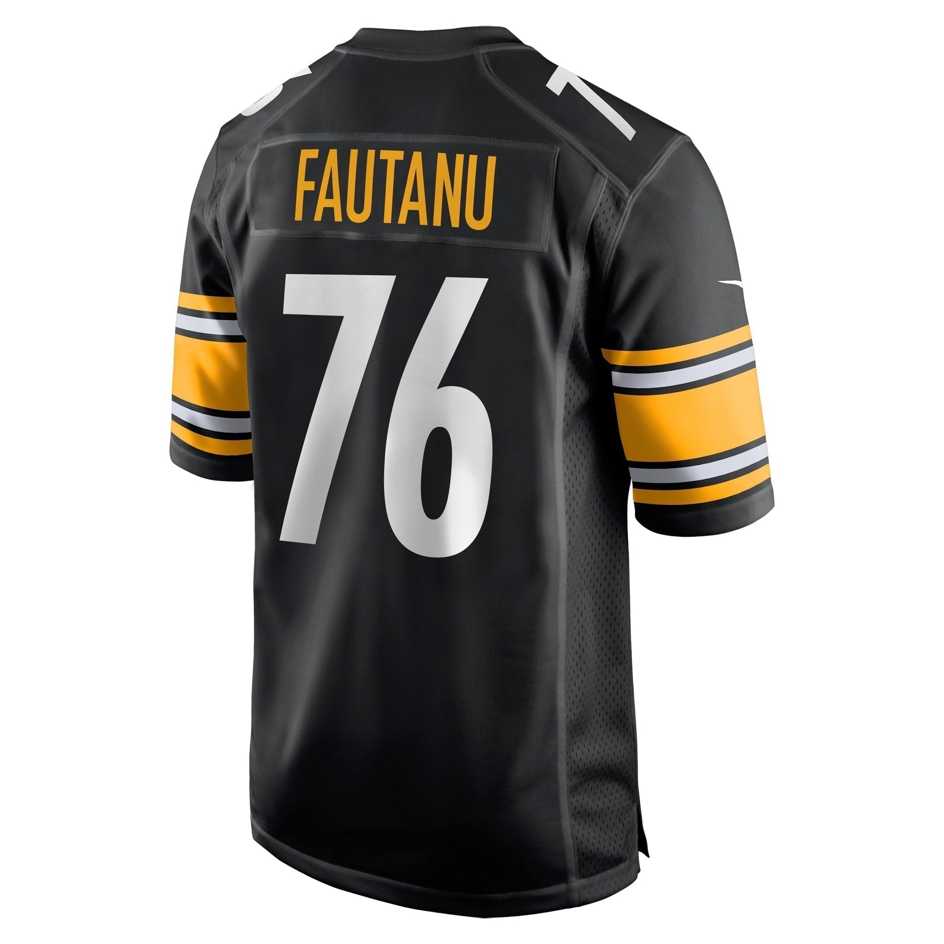 Troy Fautanu Pittsburgh Steelers Game Jersey - Black football jersey product view 3