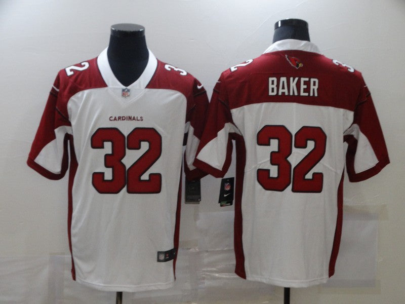 Men's Arizona Cardinals Budda Baker #32 White Game Player Jersey1 football jersey product view 1